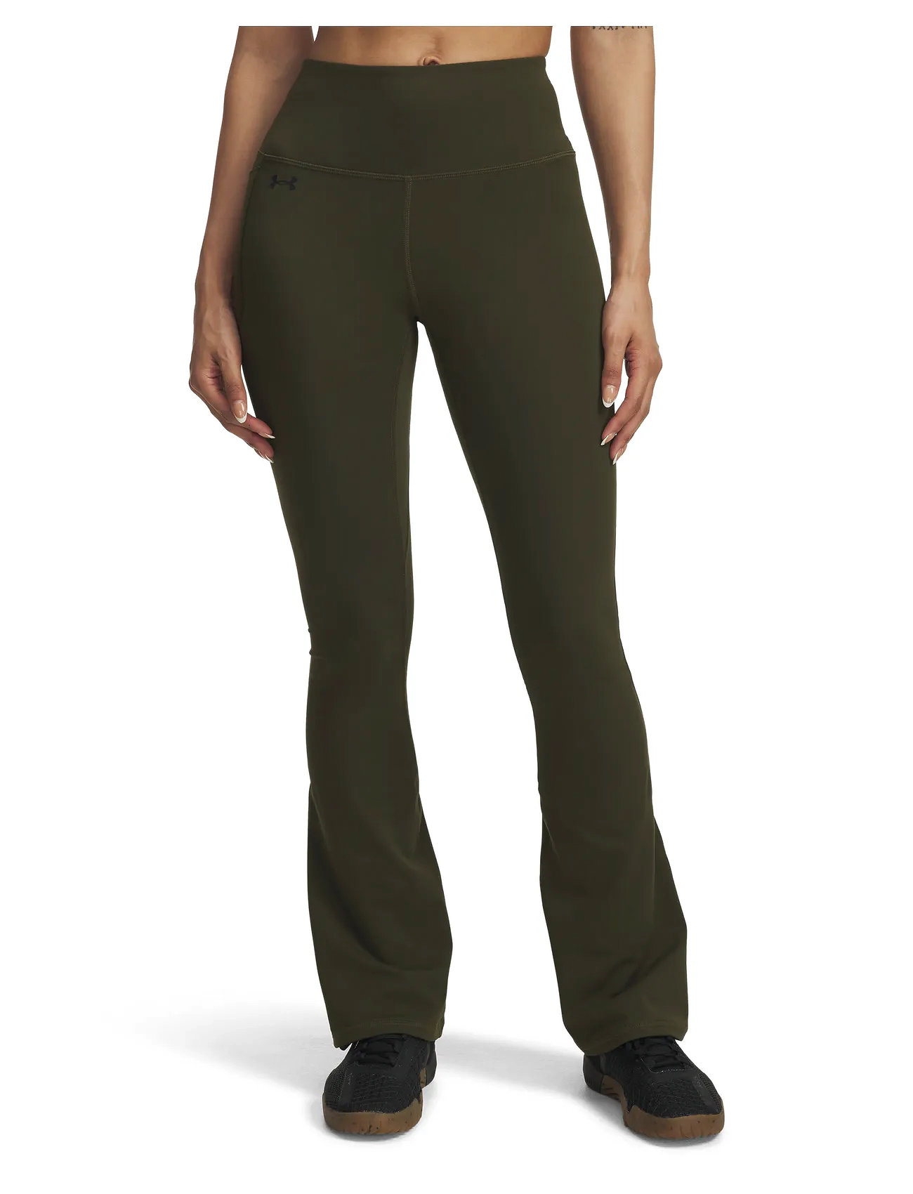 Under Armour Motion Flare Pant, S, Khaki green, Sport > Sportsbukser, Dame
