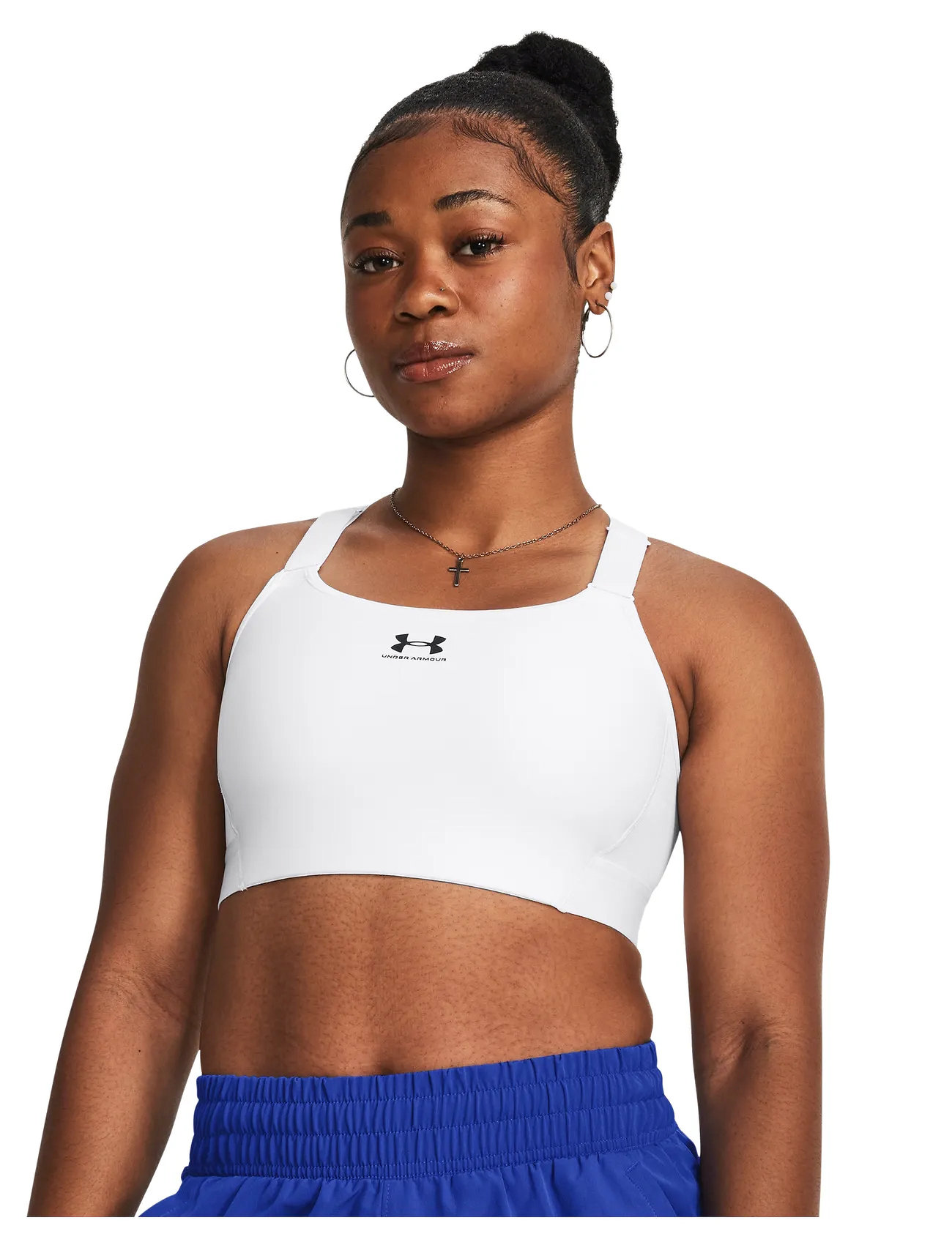 Under Armour Ua Heatgear High, S, White, Bh'Er Og Toppe > Sports-Bh'Er - Alle, Dame