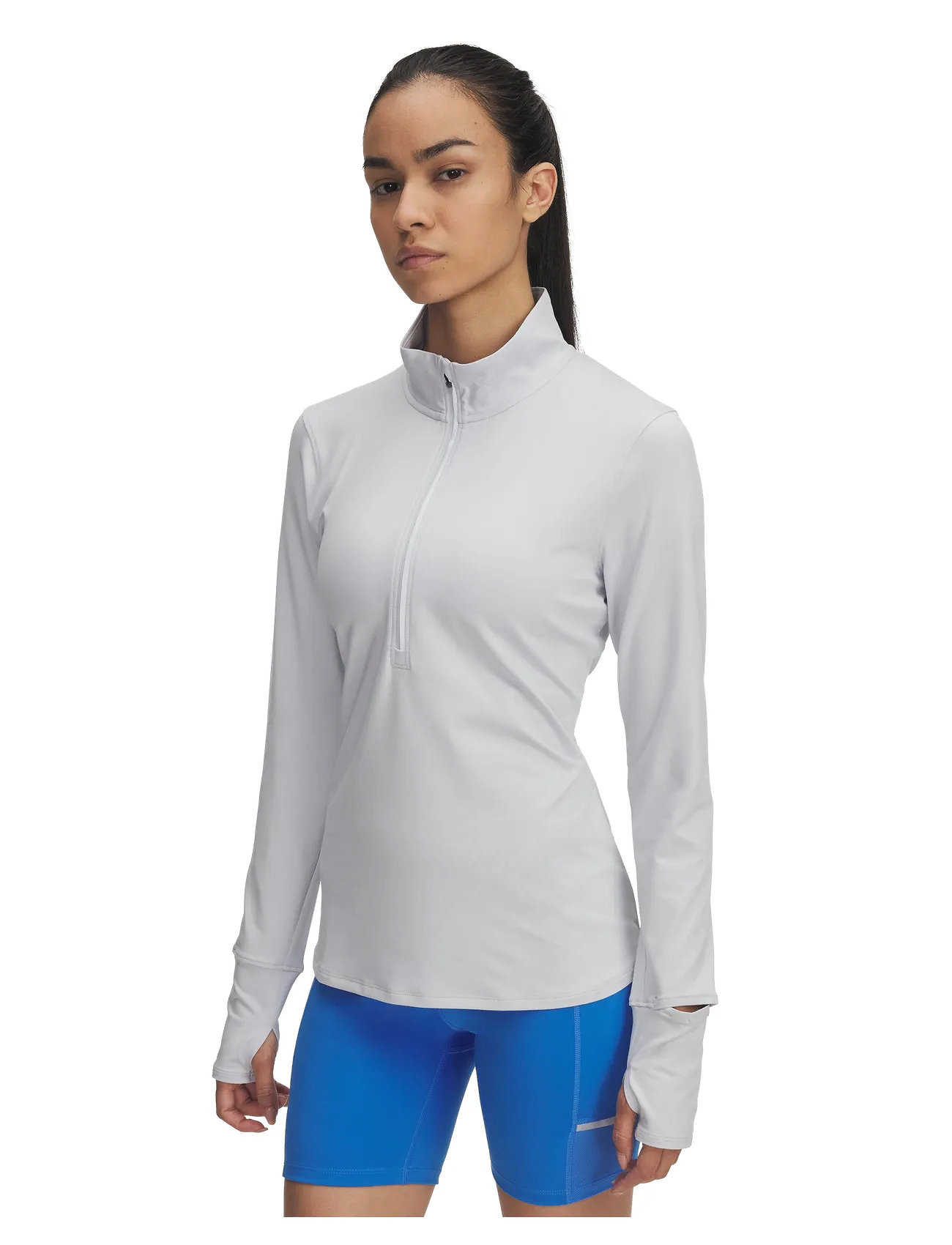 Under Armour Ua Launch Pro Half Zip, XL, Grey, Sweatshirts & Hættetrøjer > Sweatshirts, Dame