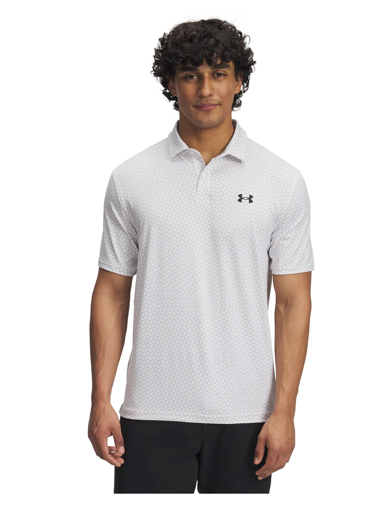Under Armour Ua T2G Printed Polo, XL, White, Poloer > Kortærmede, Herre