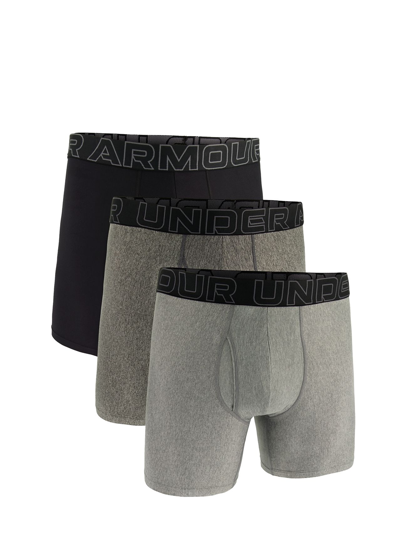 UNDER ARMOUR Ua Performance Tech - Solid 6" 3Pk Patterned - S - Herren