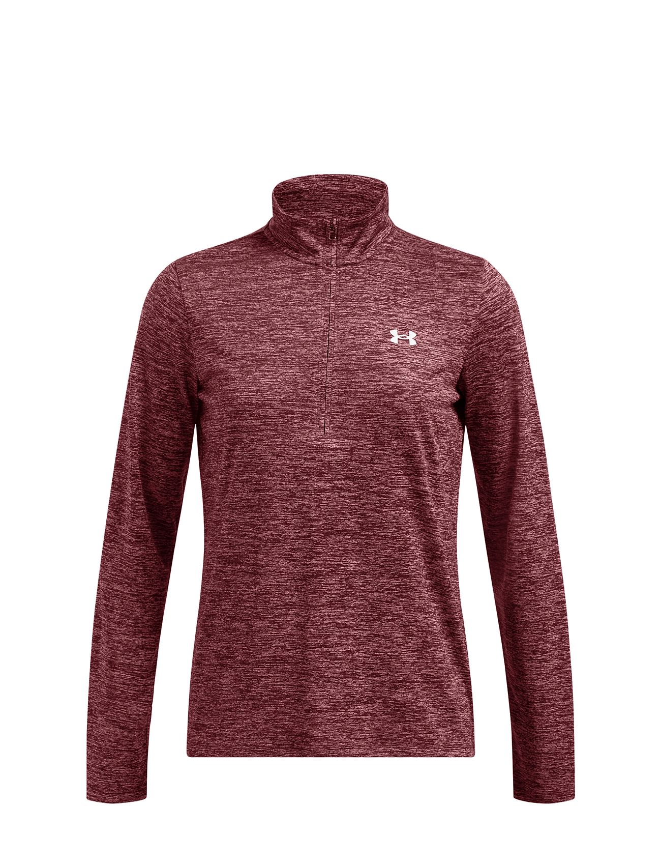 Under Armour Tech 1/2 Zip- Twist Burgundy