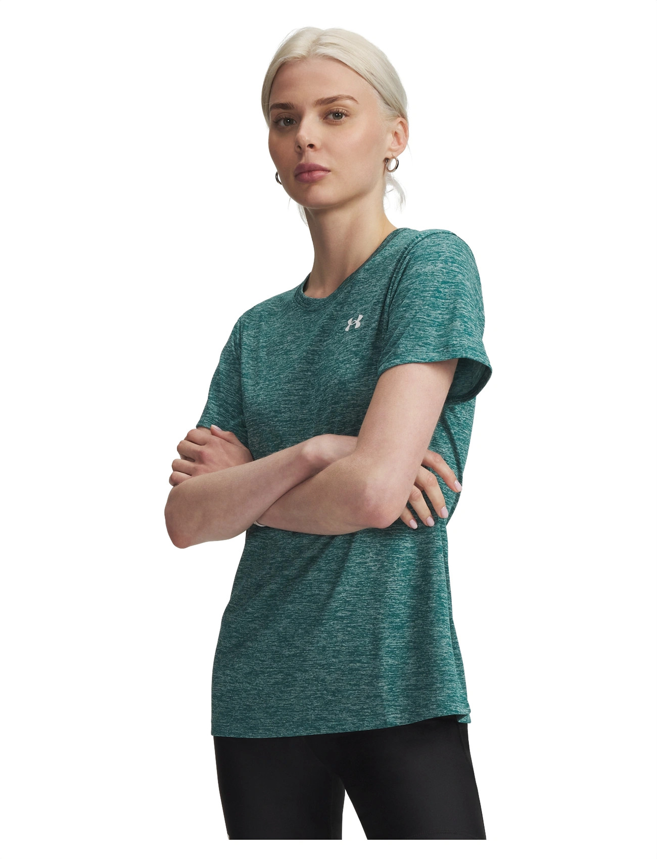 Under Armour Tech Ssc- Twist, XL, Green, T-Shirts & Toppe > Kortærmede, Dame