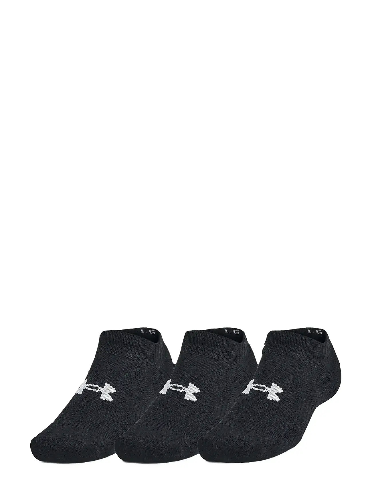 Under Armour Unisex Ua Tc 3Pk No Show, M, Black, Sport Clothing > Sport Socks, Dame