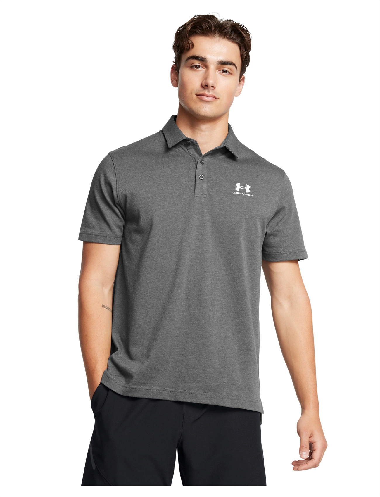 Under Armour Ua Icon Polo, S, Grey, Sport Polos > Sport Short-sleeved Polos, Herre