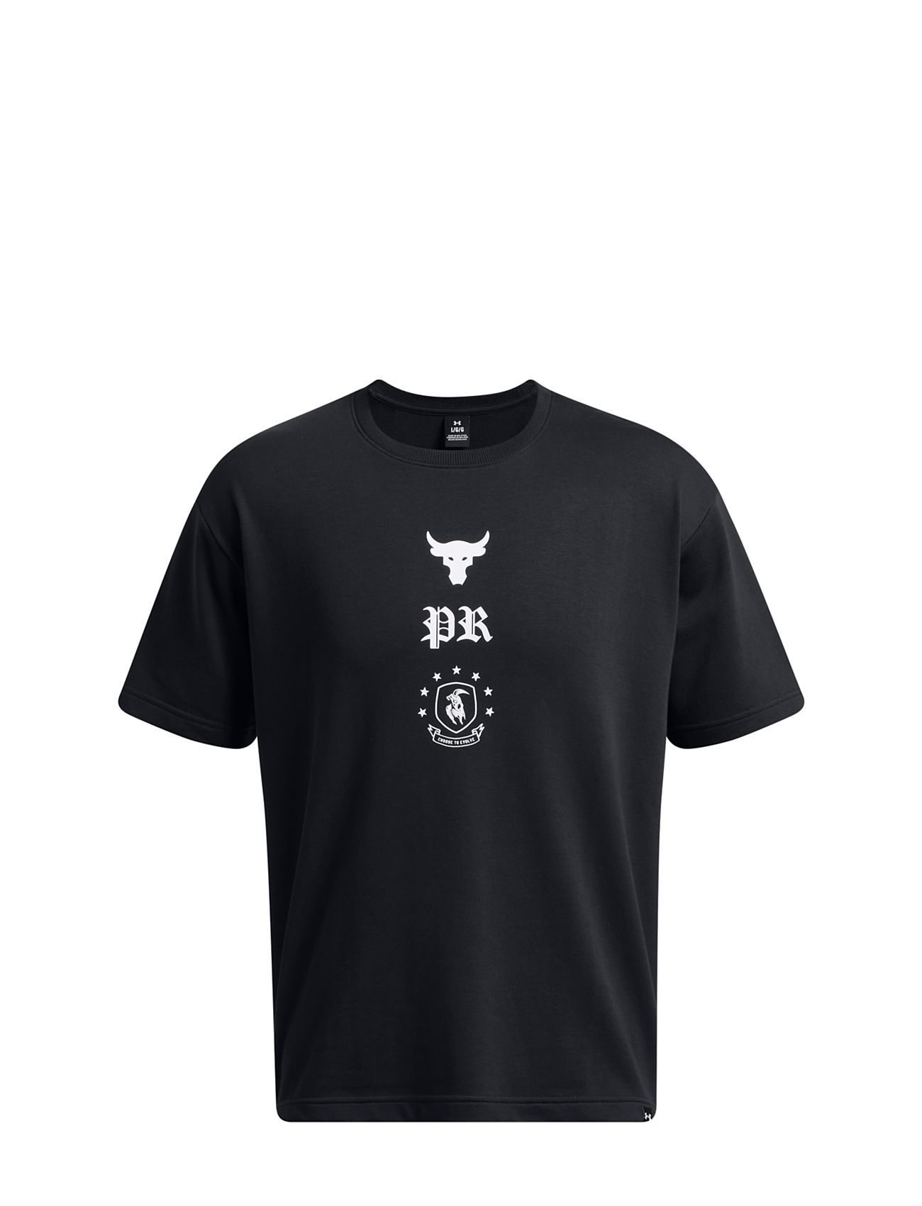 Pjt Rck Terry Top Q3 Black Under Armour