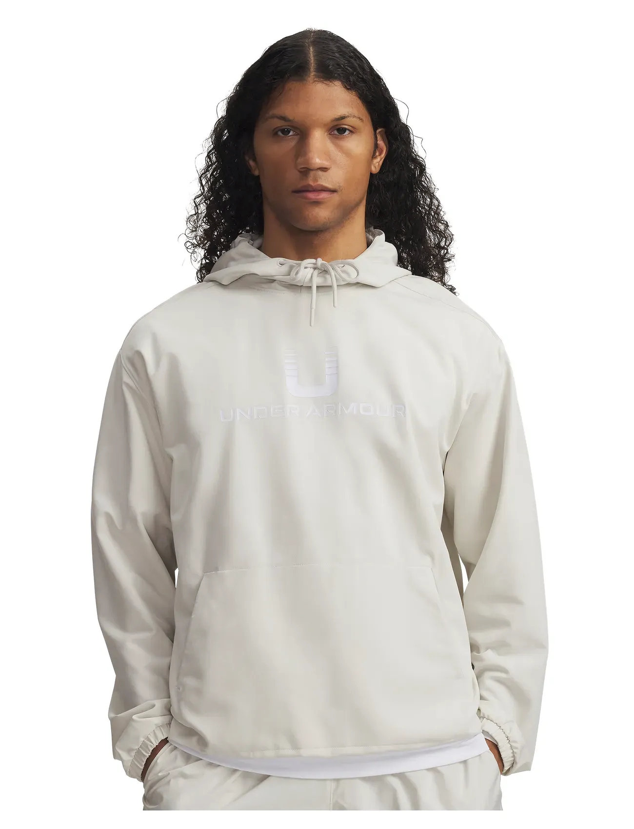 Under Armour Ua Unstoppable Wvn Hoodie, XL, Cream, Sport Sweatshirts & Hoodies > Sport Hoodies, Herre