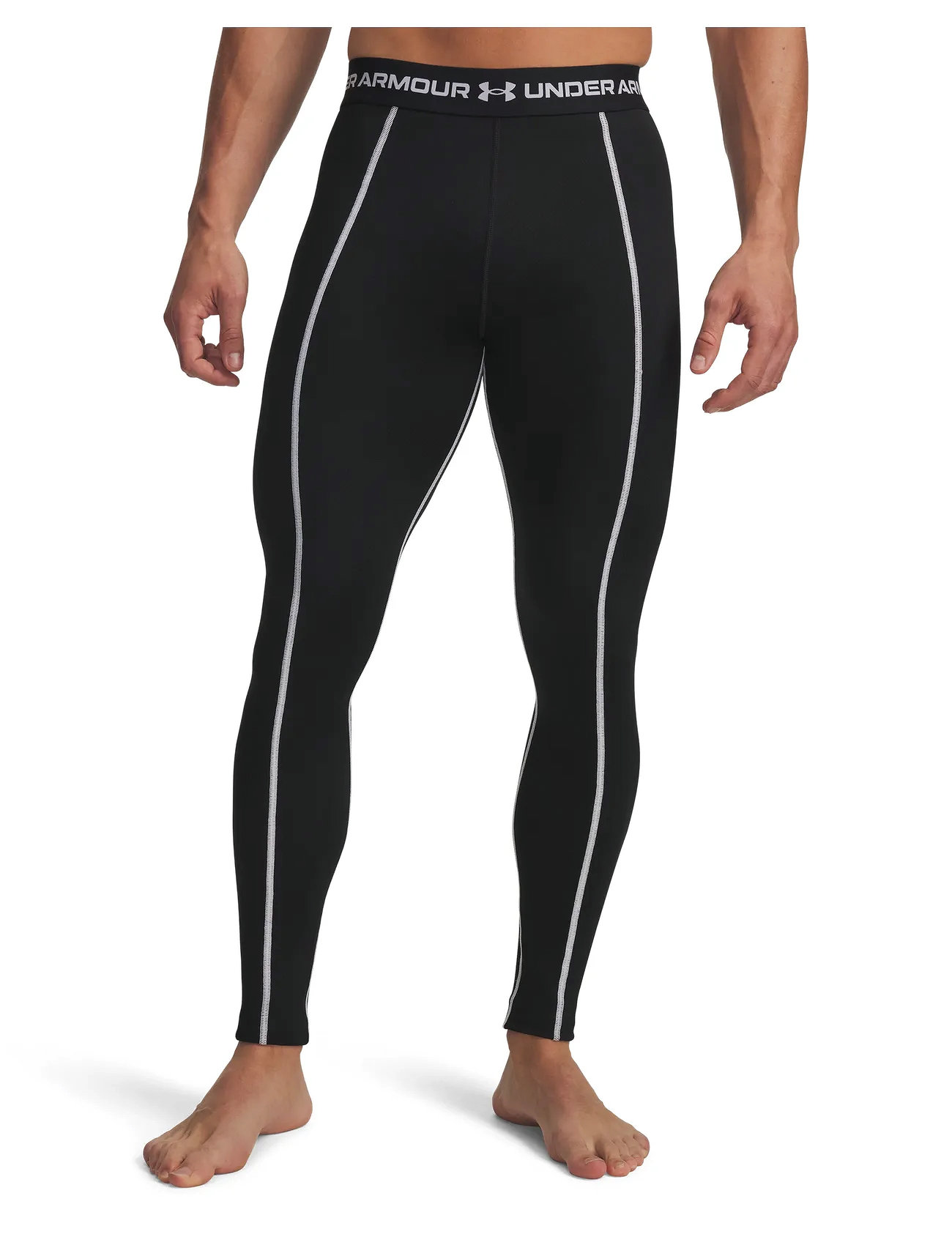 Under Armour Cold Weather Grid Legging, S, Black, Sportsbukser > Sportstræningsbukser, Herre