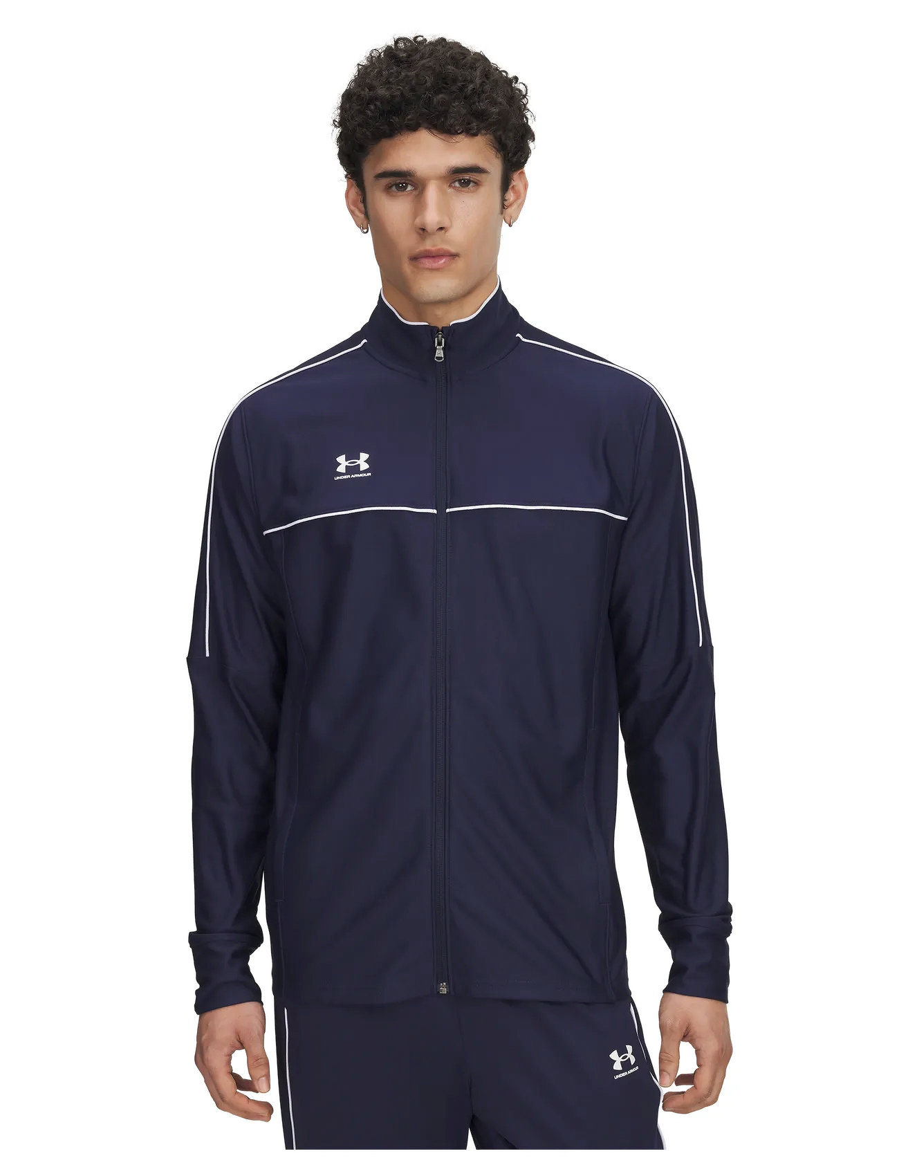 Under Armour M Challenger Track Jacket, M, Navy, Sport Jackets > Sport Training Jackets, Herre