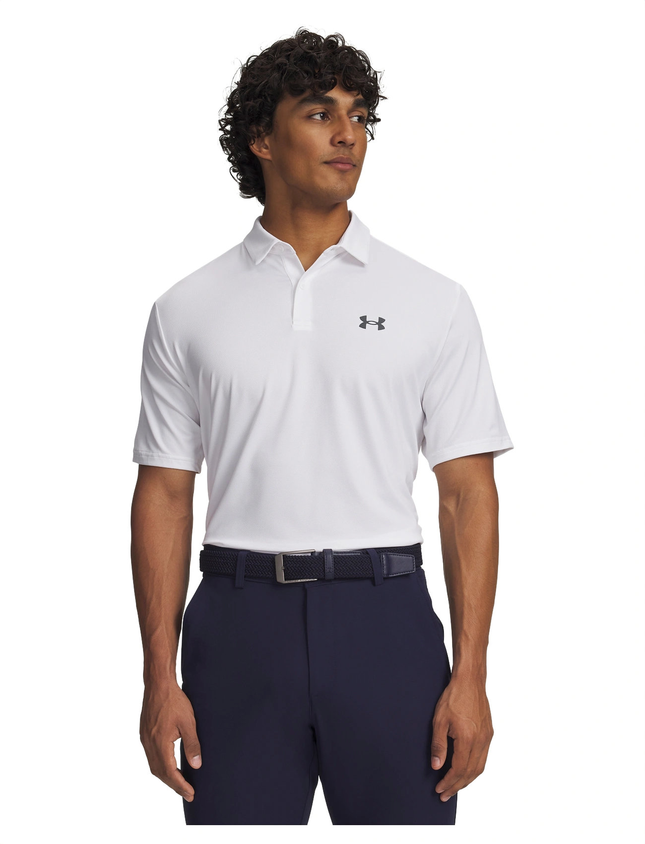 Under Armour Ua Matchplay Polo, L, White, Sport Polos > Sport Short-sleeved Polos, Herre
