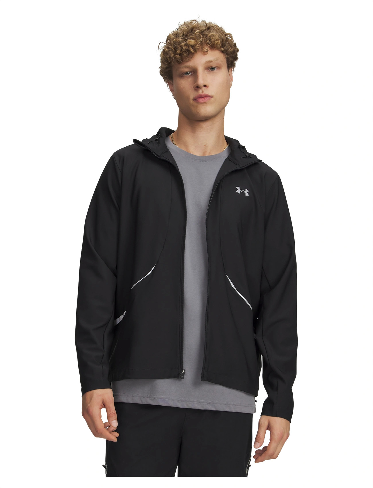 Under Armour Ua Unstoppable Woven Jacket, XXL, Black, Sport Jackets > Sport Training Jackets, Herre
