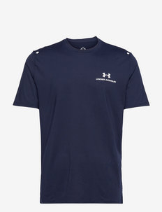UA Rush Energy SS - t-shirts - midnight navy