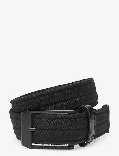UA Braided Golf Belt - sport belts - black