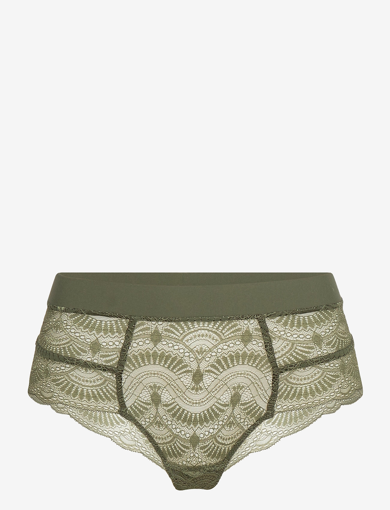 Understatement Underwear Sassy Sage Lace Highwaist String (Sage/ash Rose) 280 kr