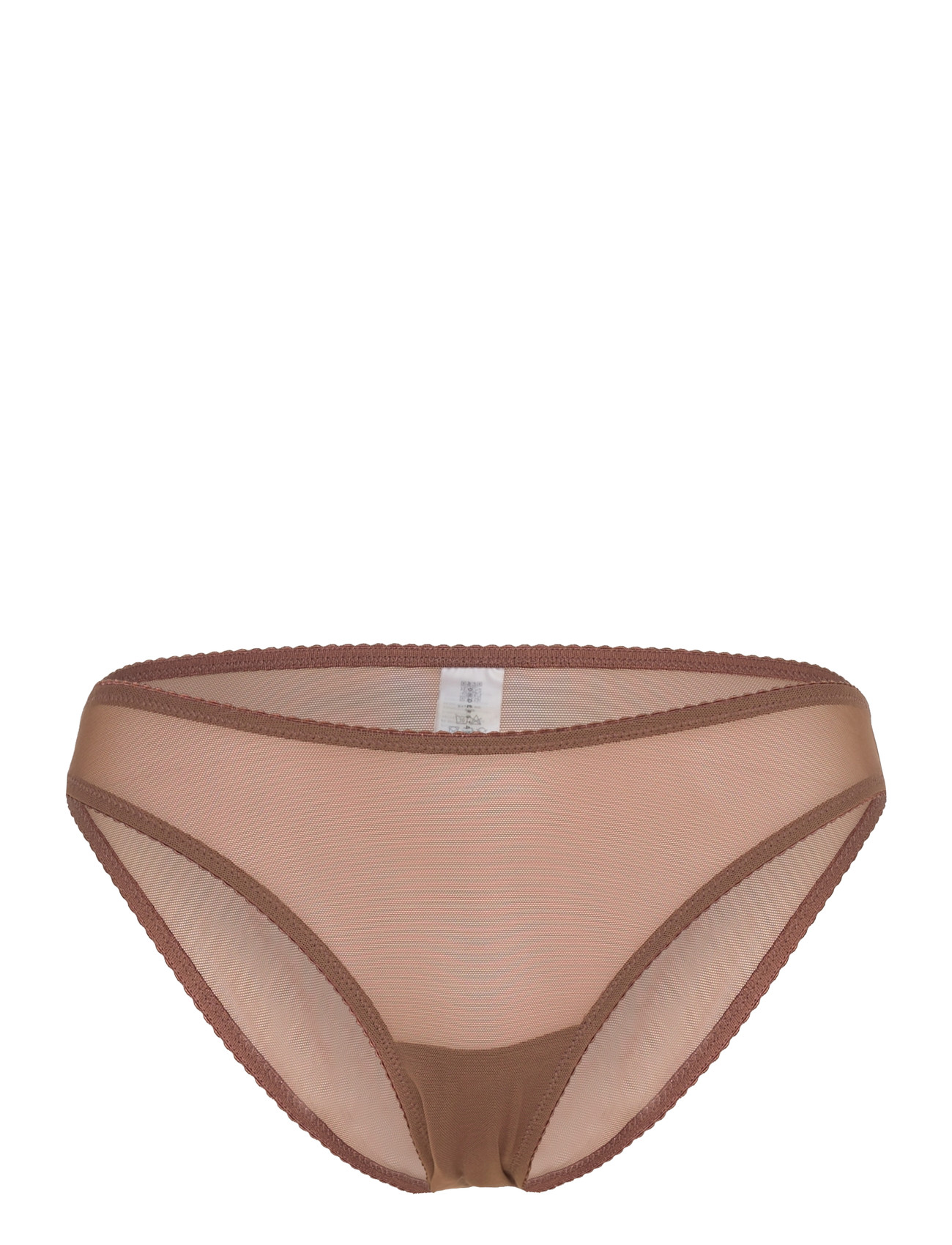 UNDERSTATEMENT Unterwäsche Mesh Bikini Briefs Braun - XL - Damen