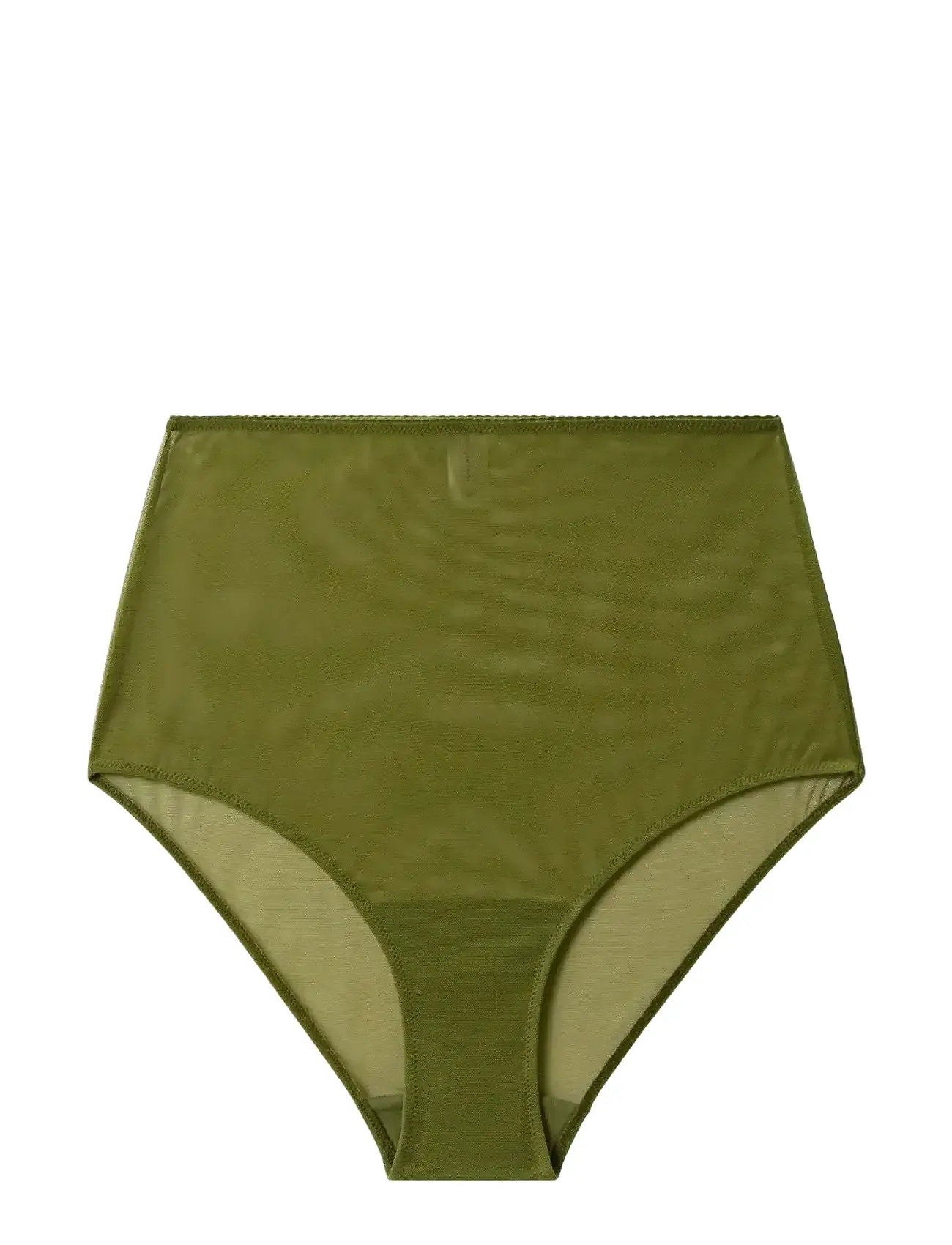 UNDERSTATEMENT Unterwäsche Mesh Highwaist Briefs Grün - XL - Damen