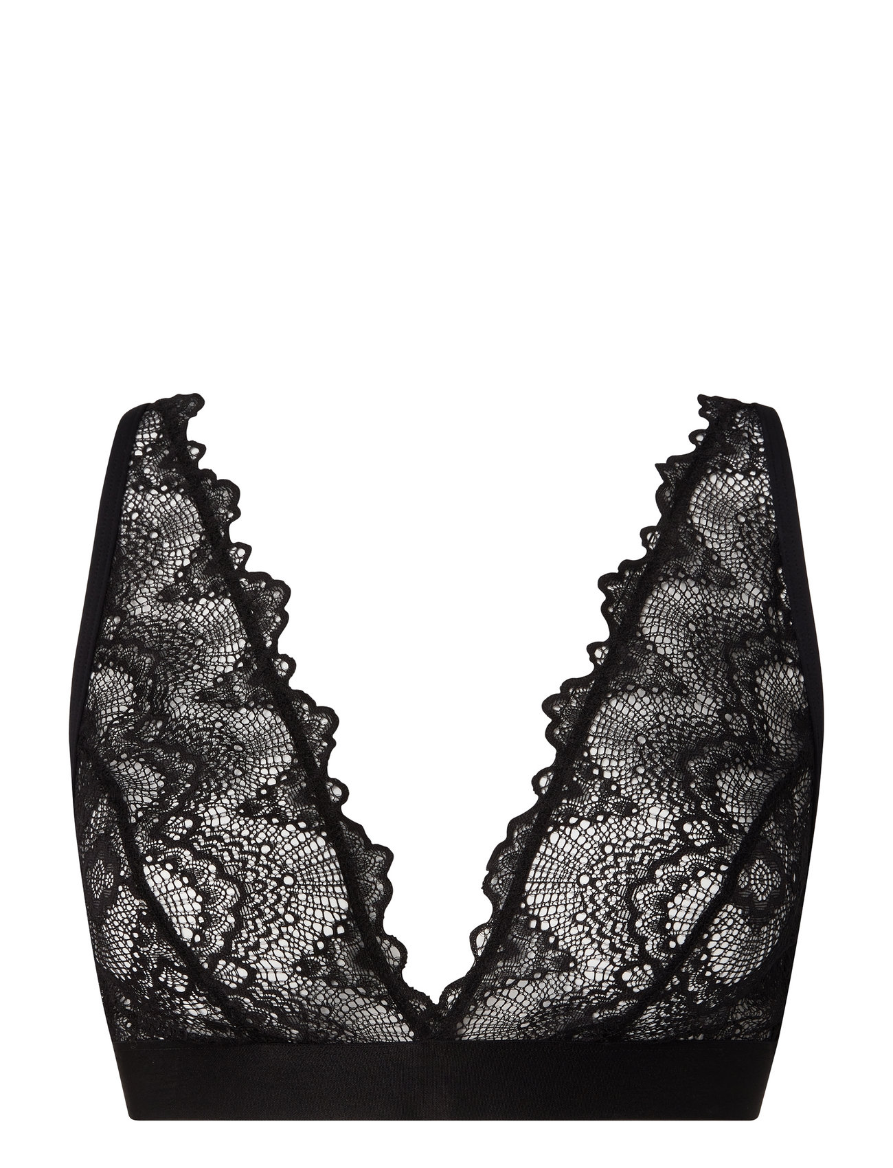 Saboteur Plunge Bralette Lingerie Bras & Tops Plunge Bras Black Understatement Underwear