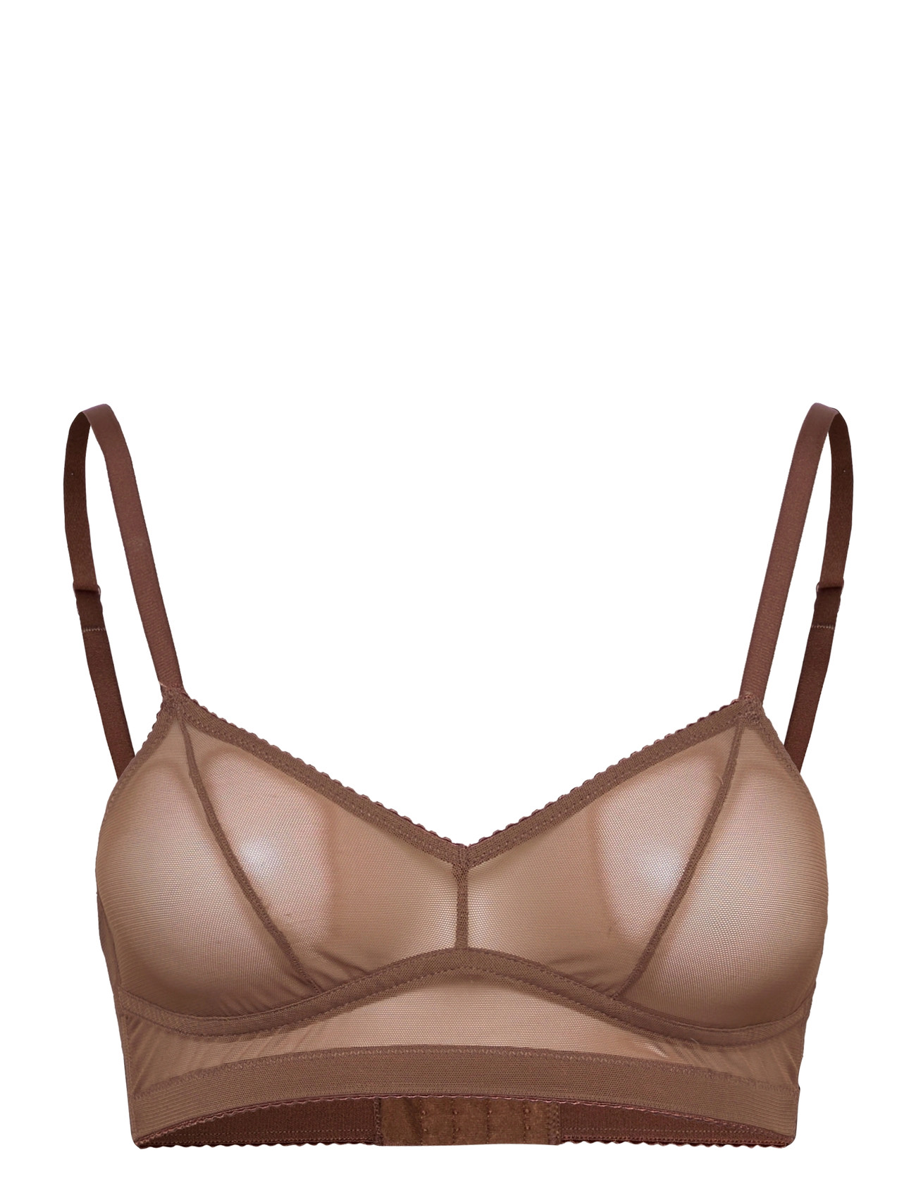 UNDERSTATEMENT Unterwäsche Mesh Balconette Braun - L - Damen