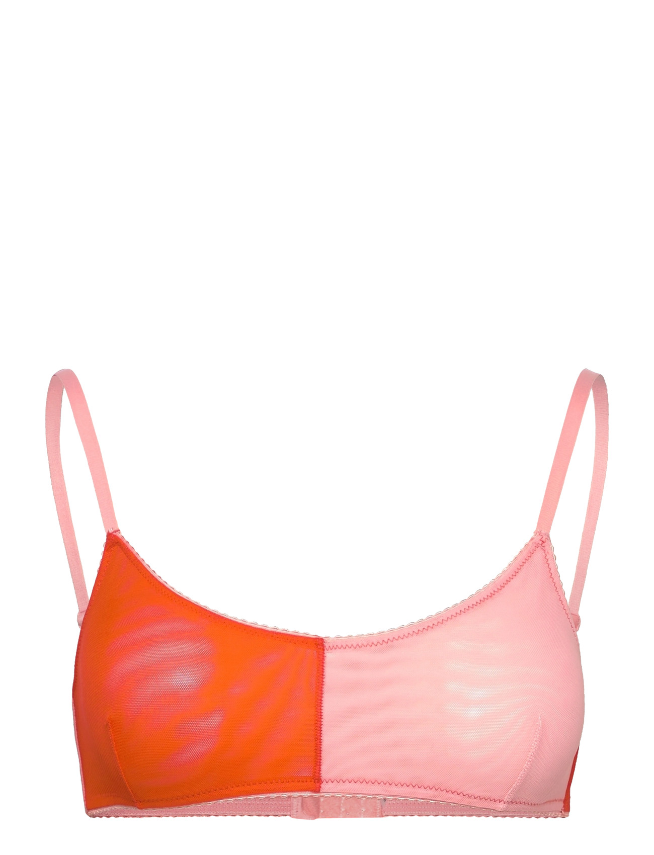 UNDERSTATEMENT Unterwäsche Mesh Two-Tone Scoop Bralette Pink - M - Damen