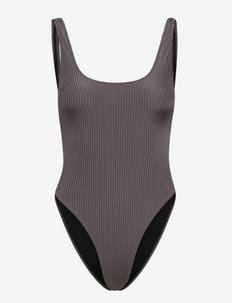 Grey Aquaholic Swimsuit - swimsuits - grey