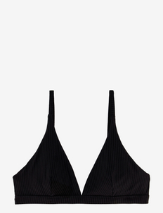 Aquaholic Triangle Bikini Black - bikinien kolmioyläosat - black