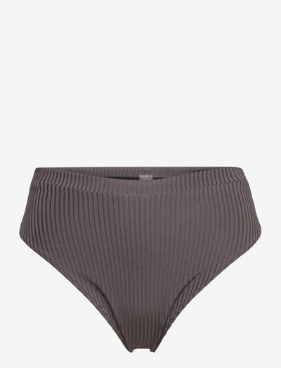 Aquaholic Highwaist Bikini Briefs Grey - bikini-slips - grey