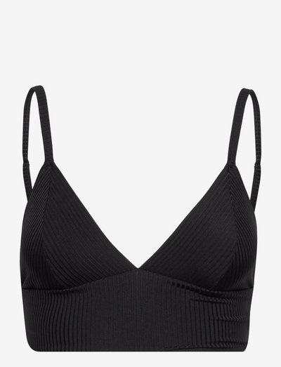 Aquaholic Bikini Top Black - dreieck-bikini-oberteile - black