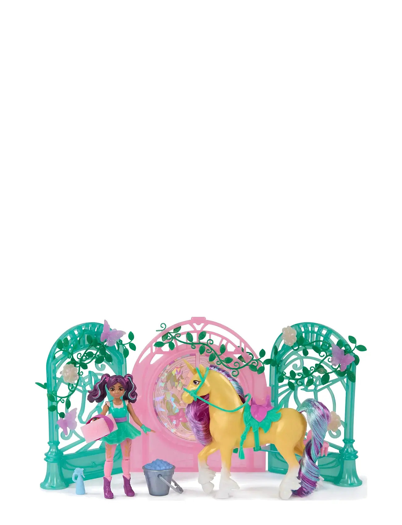 Unicorn Academy Ava & Leaf Stall Playset Toys Playsets & Action Figures Play Sets Multi/patterned Unicorn Academy