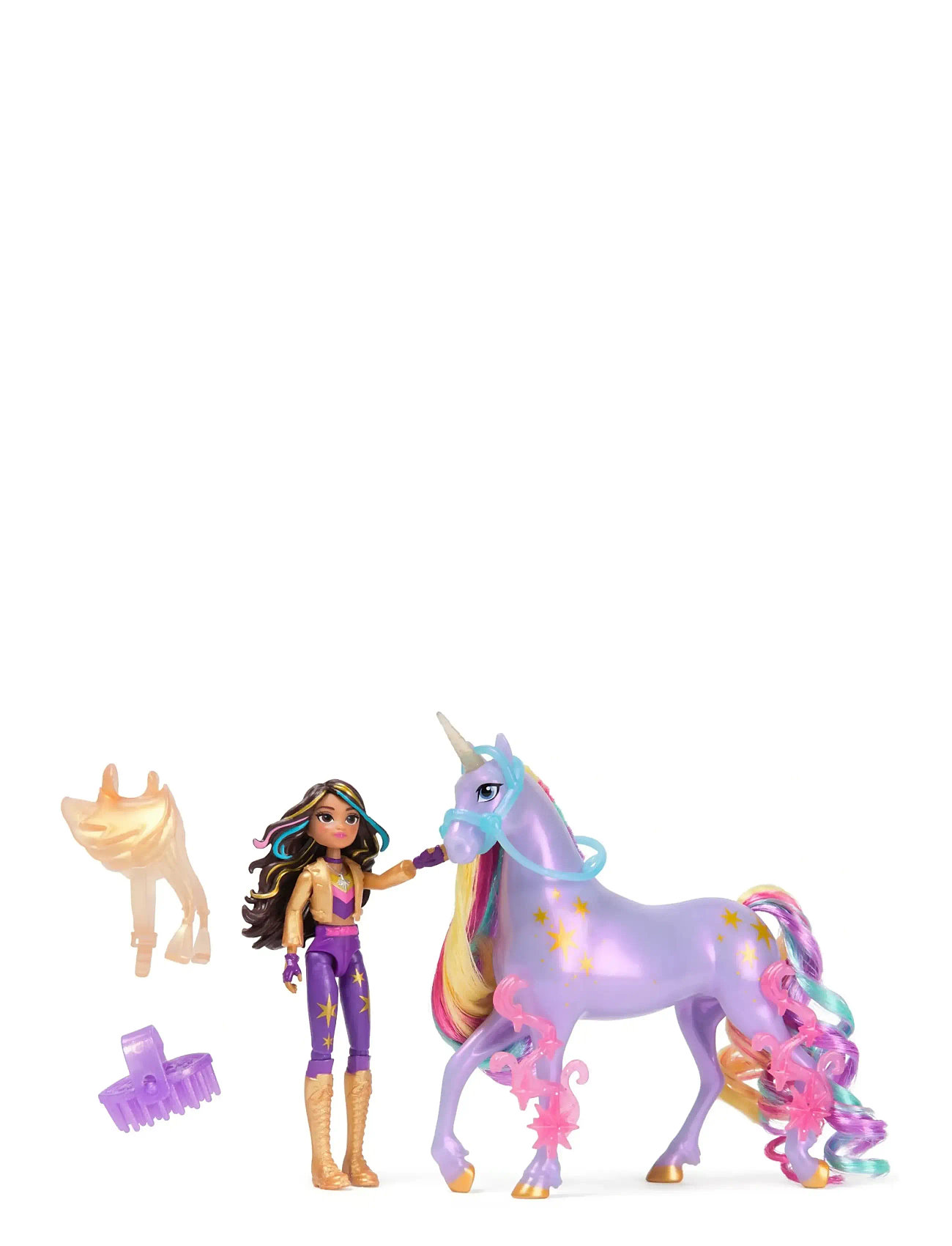 Unicorn Academy Unicorn Academy Doll & Unicorn V2 -Sophia&Wildstar, One Size, Purple, Dukker Og Tilbehør > Dukker, Børn