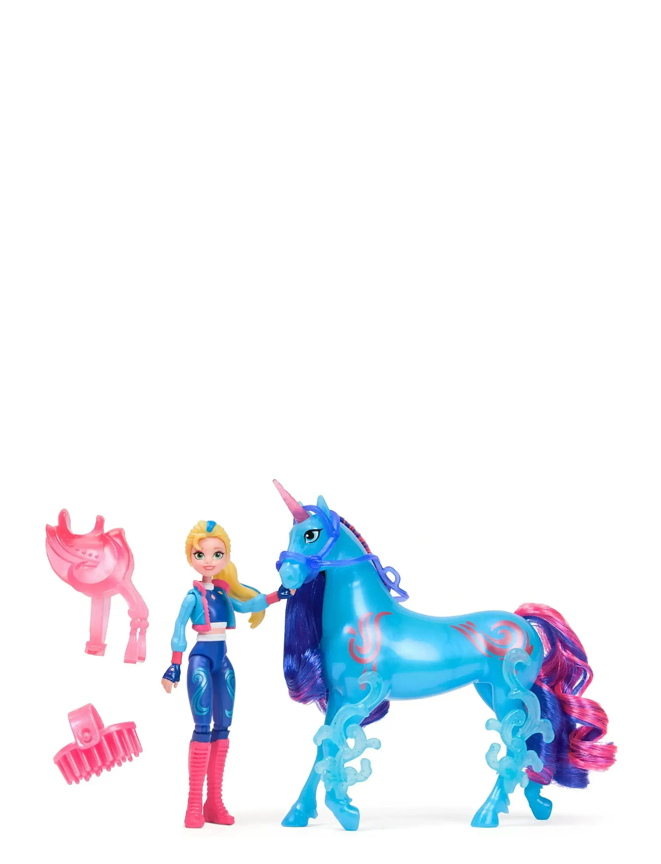 Unicorn Academy Unicorn Academy Doll & Unicorn V2 - Isabel & River, One Size, Blue, Dukker Og Tilbehør > Dukker, Børn