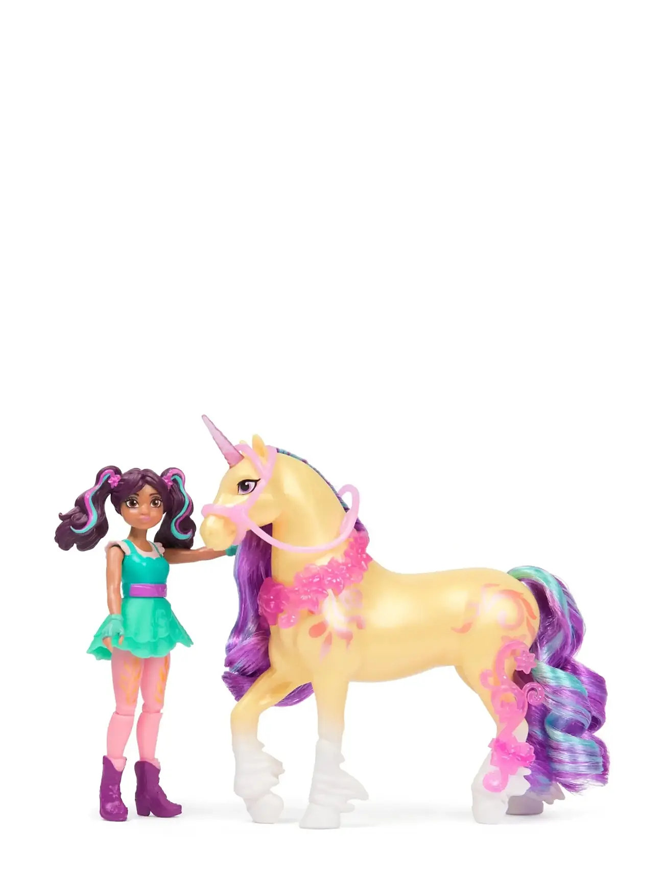 Unicorn Academy Unicorn Academy Doll & Unicorn V2 - Ava & Leaf, One Size, Cream, Dukker Og Tilbehør > Dukker, Børn