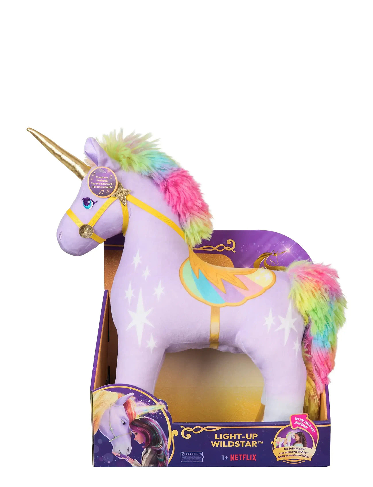 Unicorn Academy Unicorn Academy Wildstar Feature Unicorn Plush38cm, One Size, Pink, Soft Legetøj > Stuffed Animals, Børn