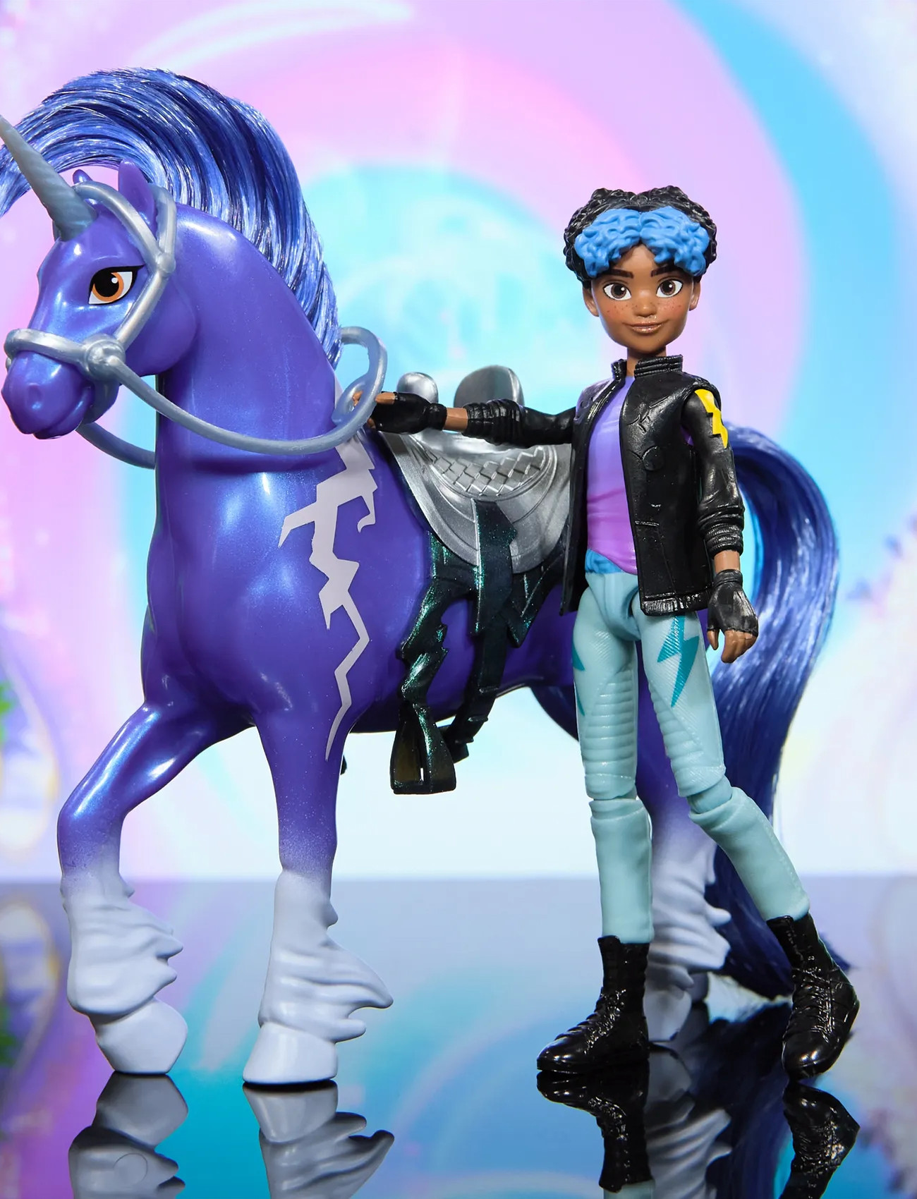 Unicorn Academy Unicorn Academy Doll & Unicorn V2 - Rory & Storm, One Size, Purple, Dukker Og Tilbehør > Dukker, Børn