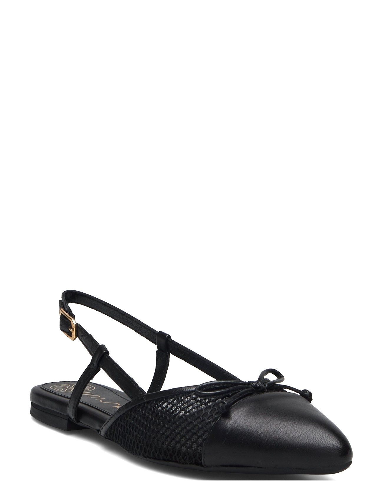 Amale_Nto_Nfi Shoes Slingbacks Flat Slingbacks Black UNISA