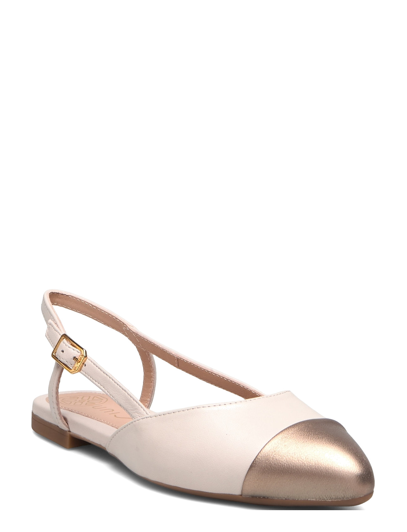 Asley_25_Nto_Lmt Shoes Slingbacks Flat Slingbacks White UNISA