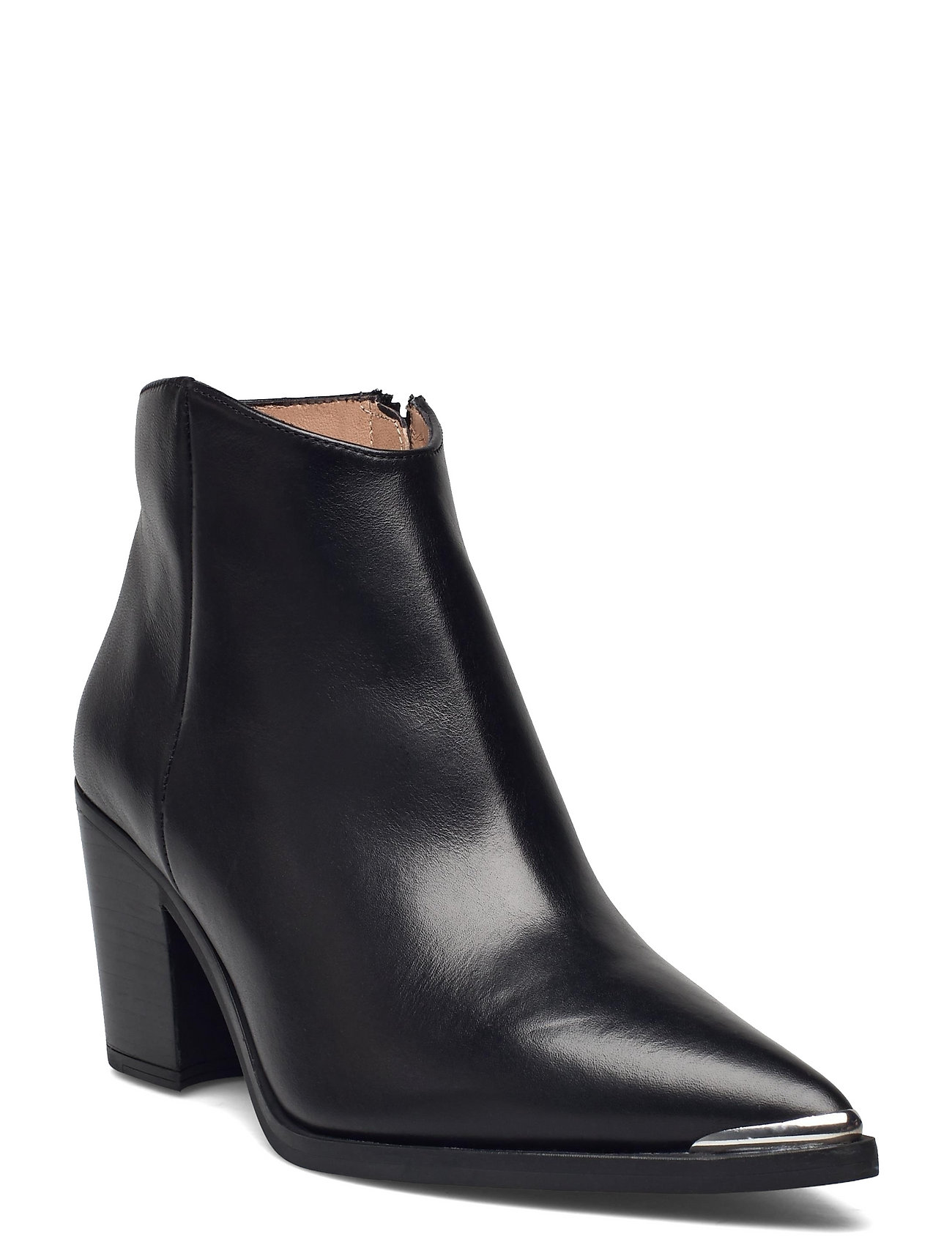 Modor_sco Shoes Boots Ankle Boots Ankle Boot - Heel Musta UNISA
