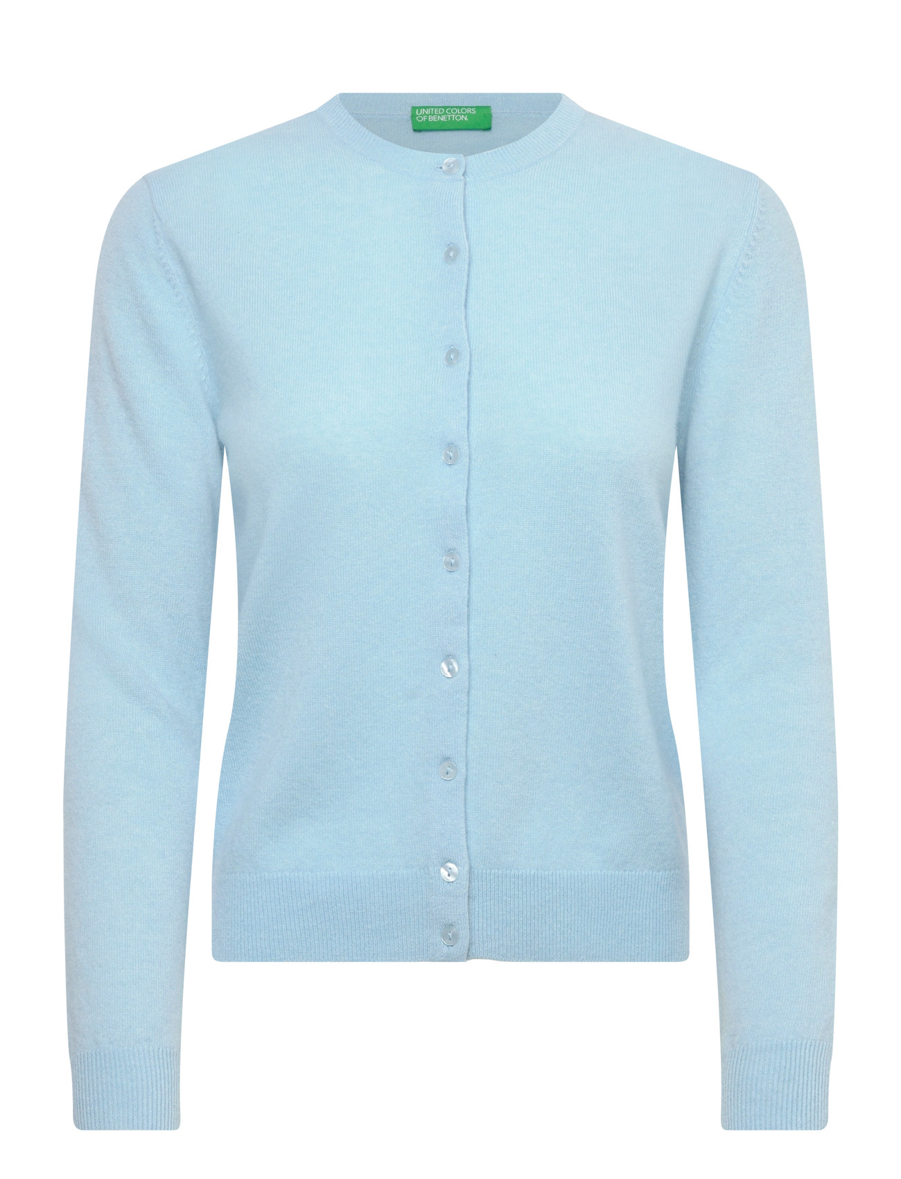 United Colors of Benetton L/S Sweater, S, Blue, Strik > Cardigans, Dame