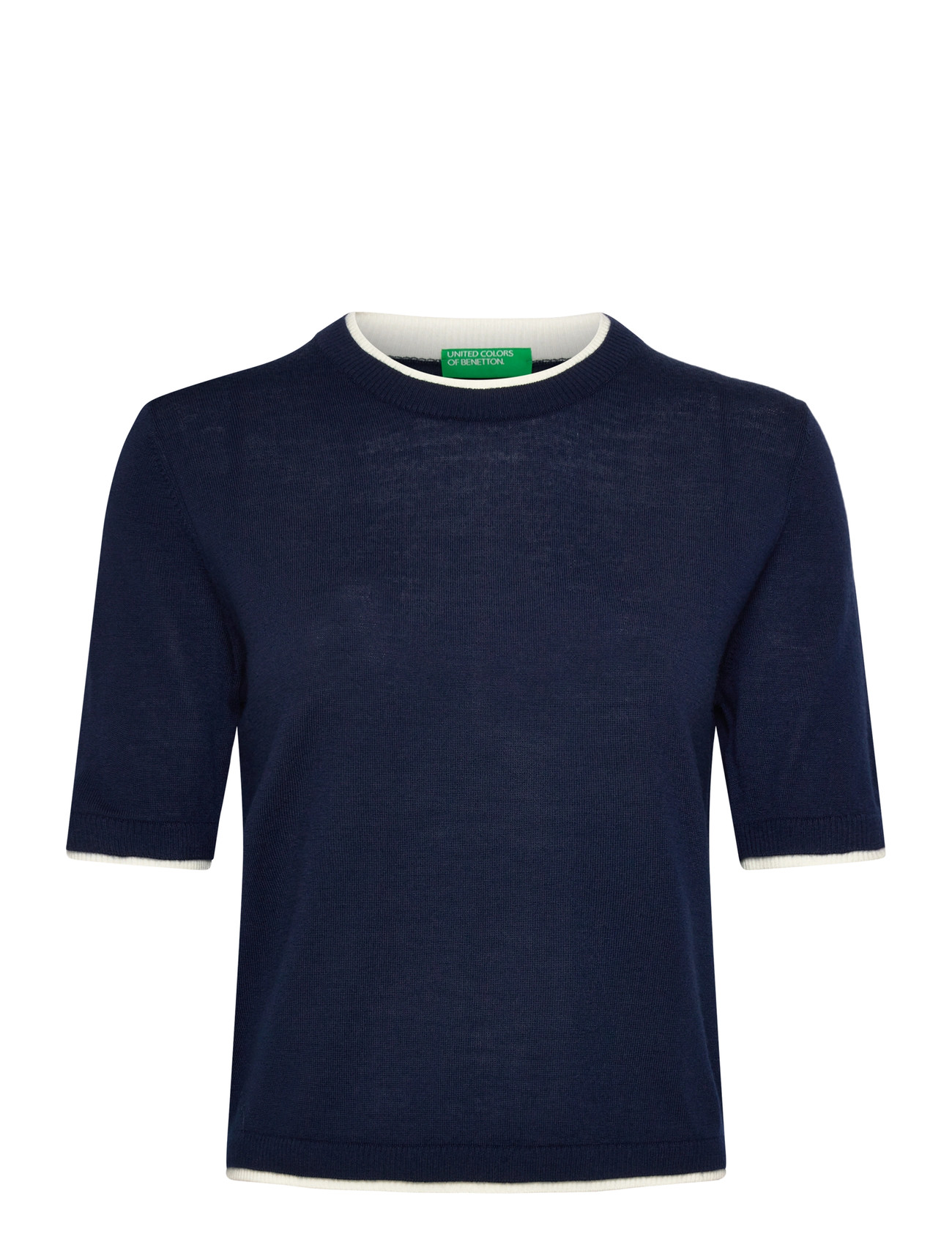 United Colors of Benetton Sweater, S, Navy, Strik > Trøjer, Dame