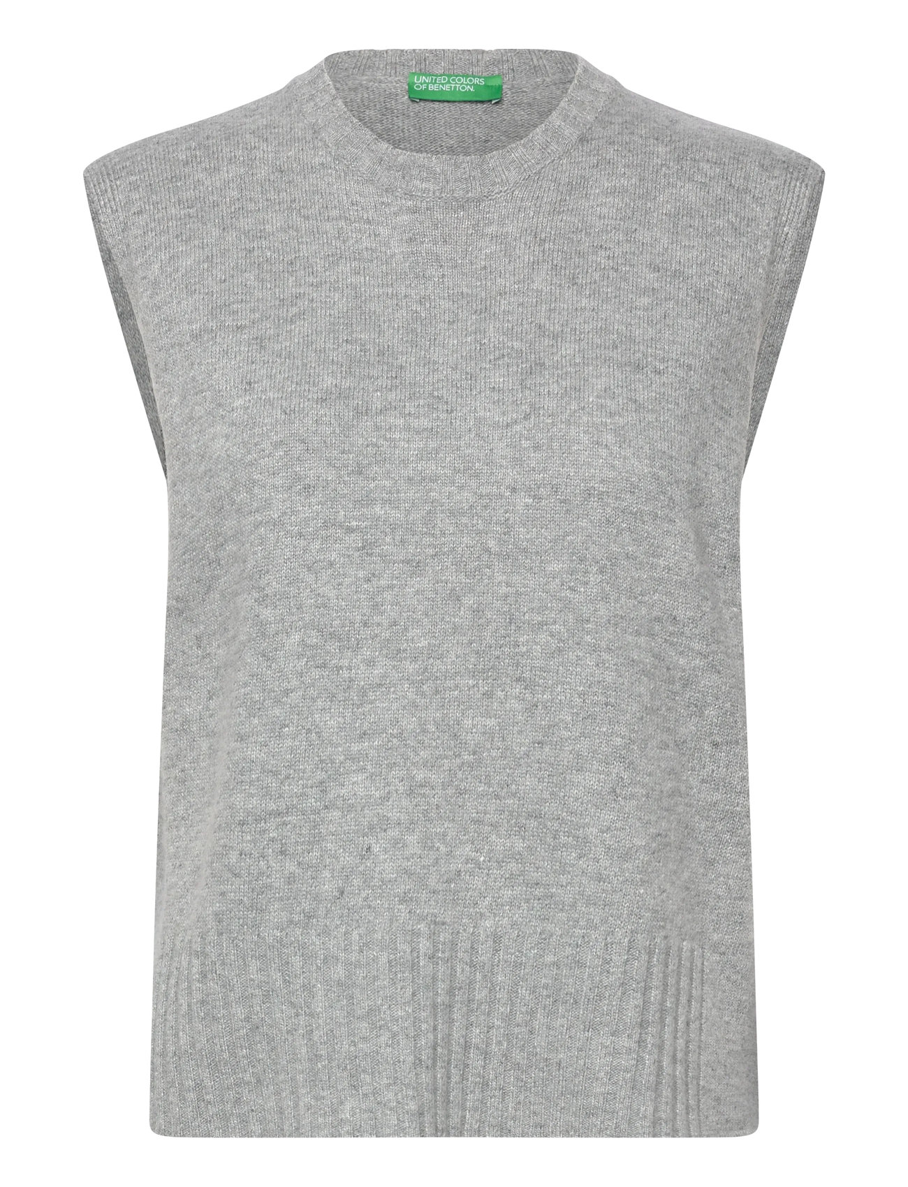 UNITED COLORS OF BENETTON Ärmellos Pullover Grau - XS - Damen