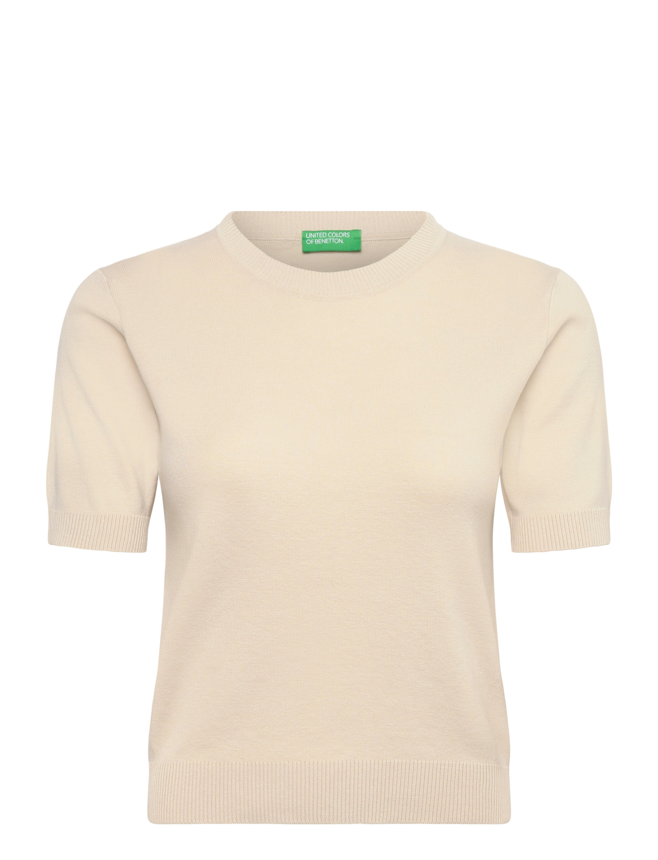 United Colors of Benetton Sweater, M, Cream, Strik > Trøjer, Dame