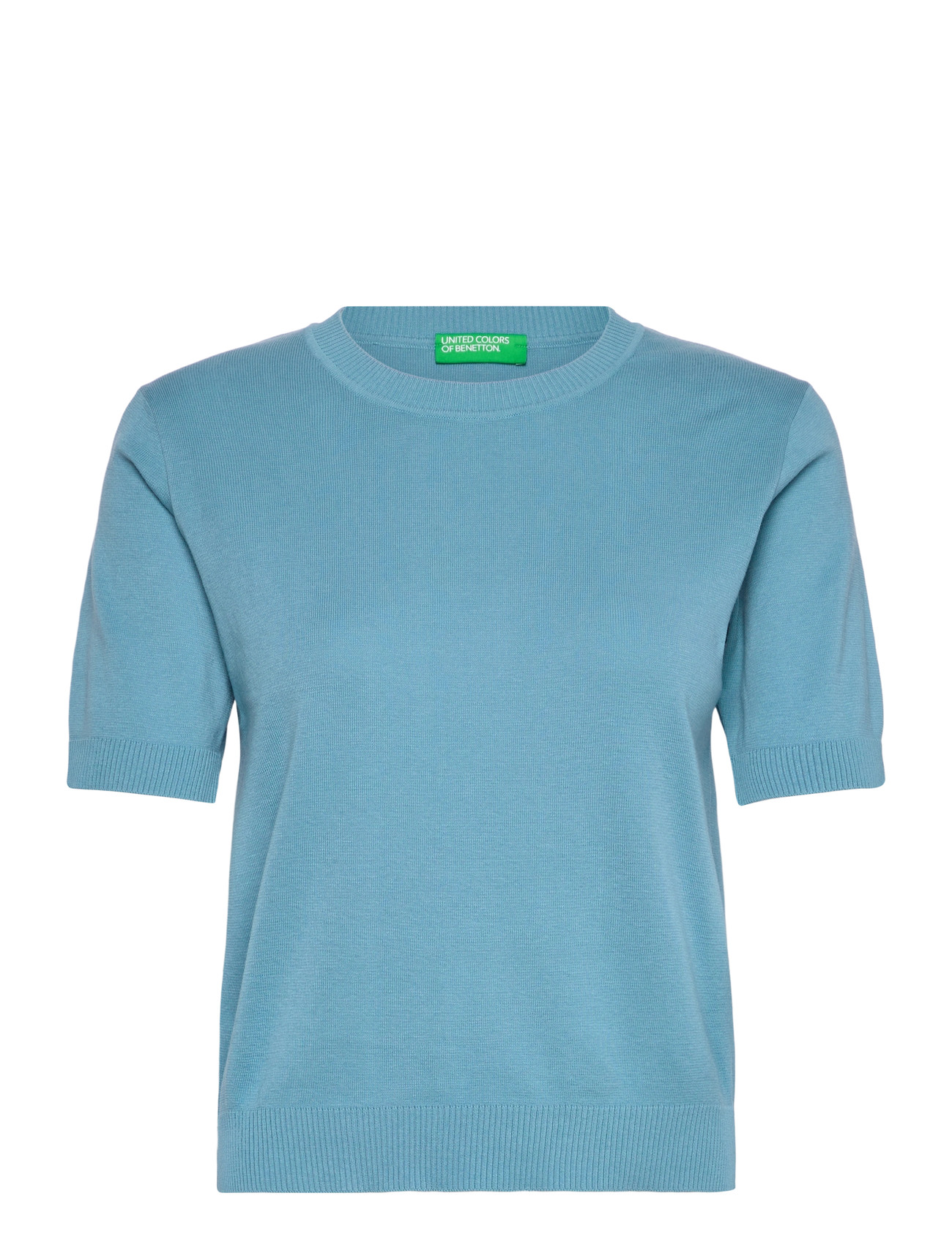 United Colors of Benetton Sweater, L, Blue, Strik > Trøjer, Dame