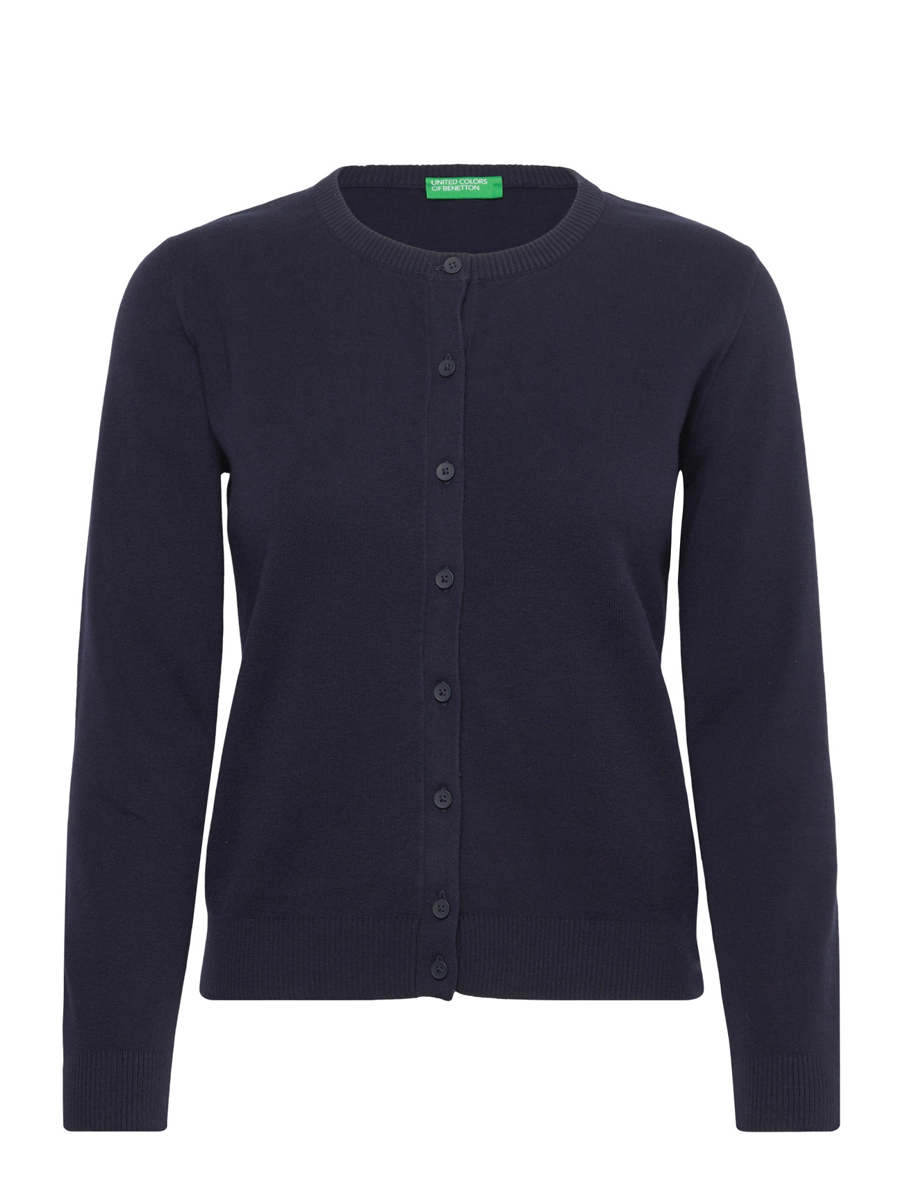 United Colors of Benetton L/S Sweater, S, Navy, Strik > Cardigans, Dame