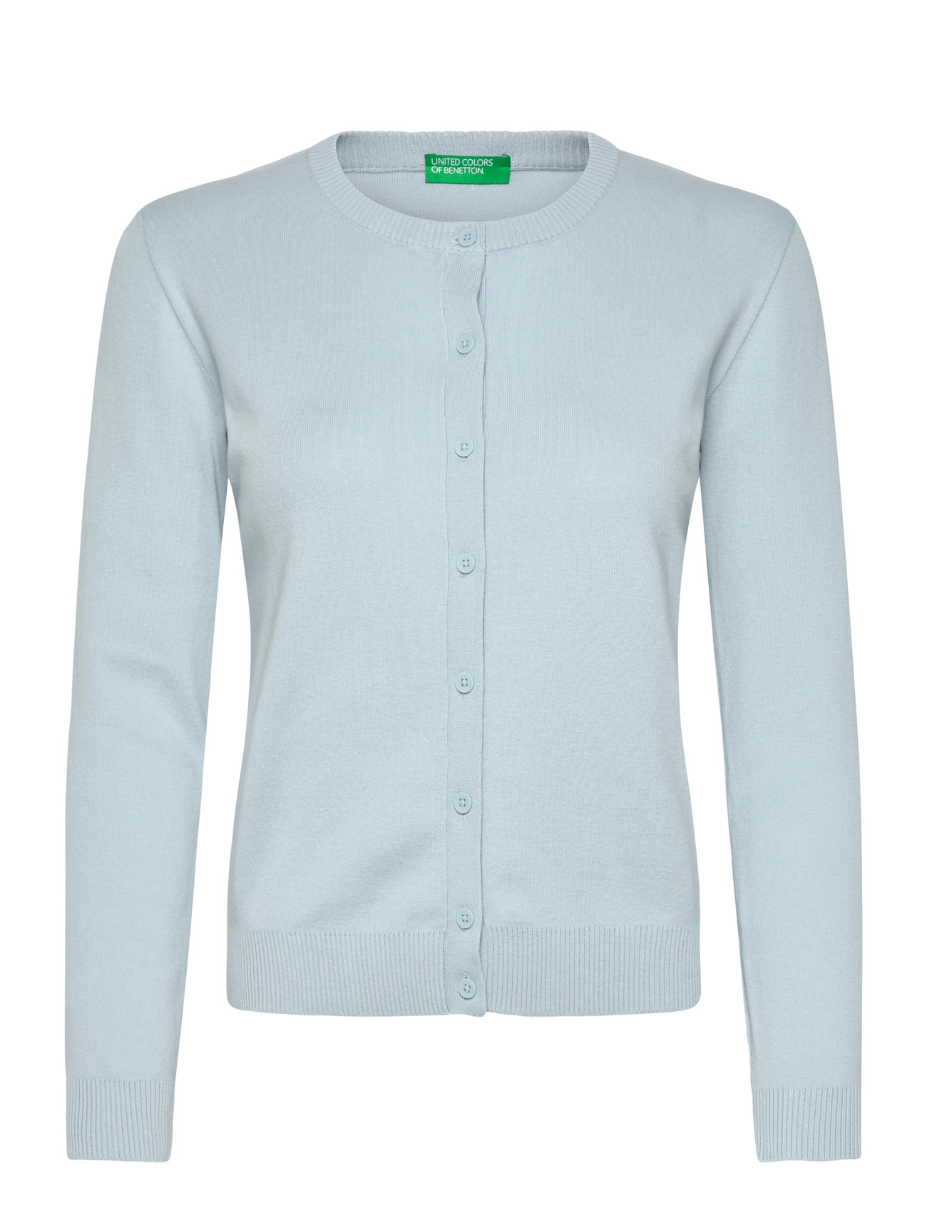 United Colors of Benetton L/S Sweater, S, Blue, Strik > Cardigans, Dame