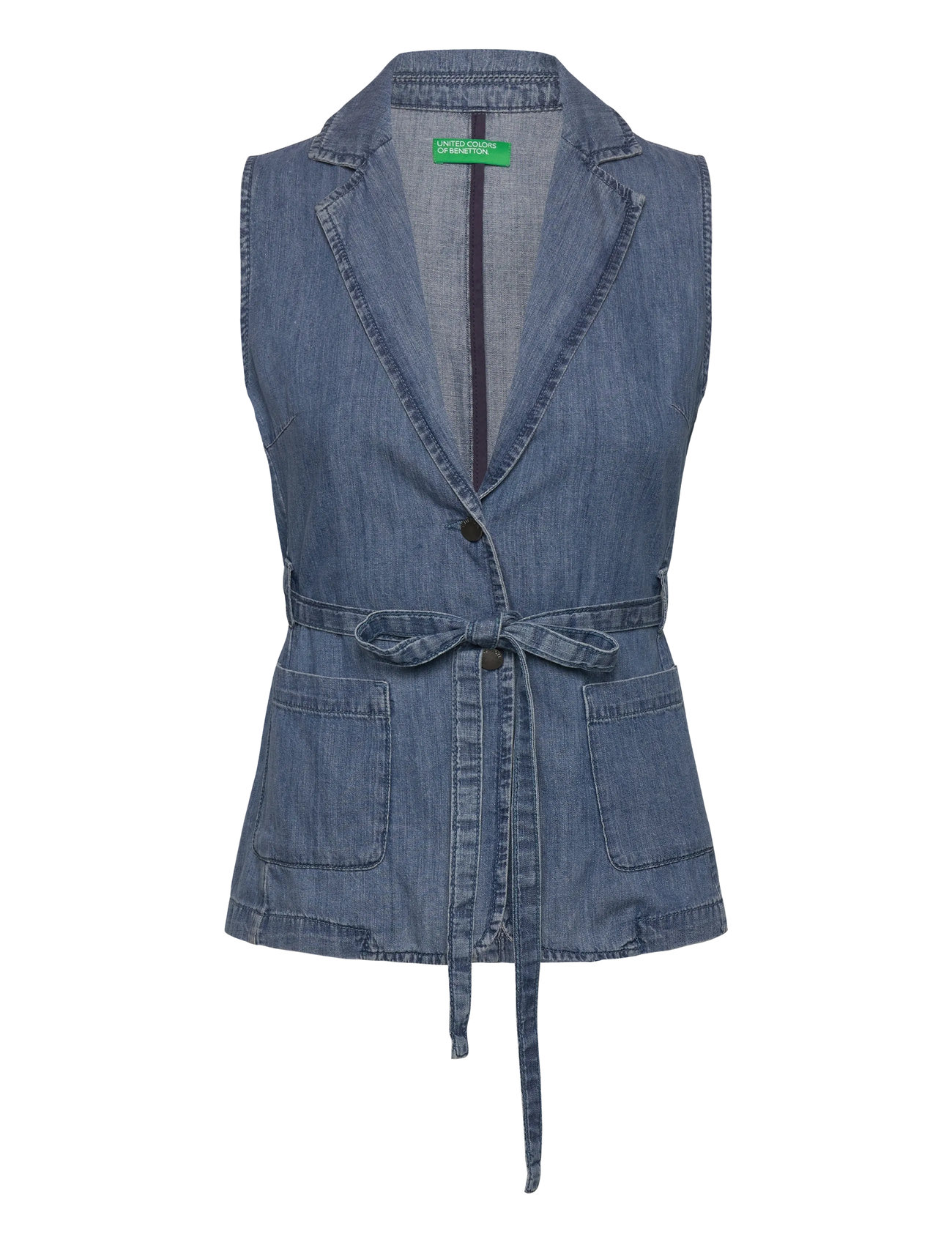 United Colors of Benetton Jacket, XL, Blue, Blazere > Blazere Uden Ærmer, Dame