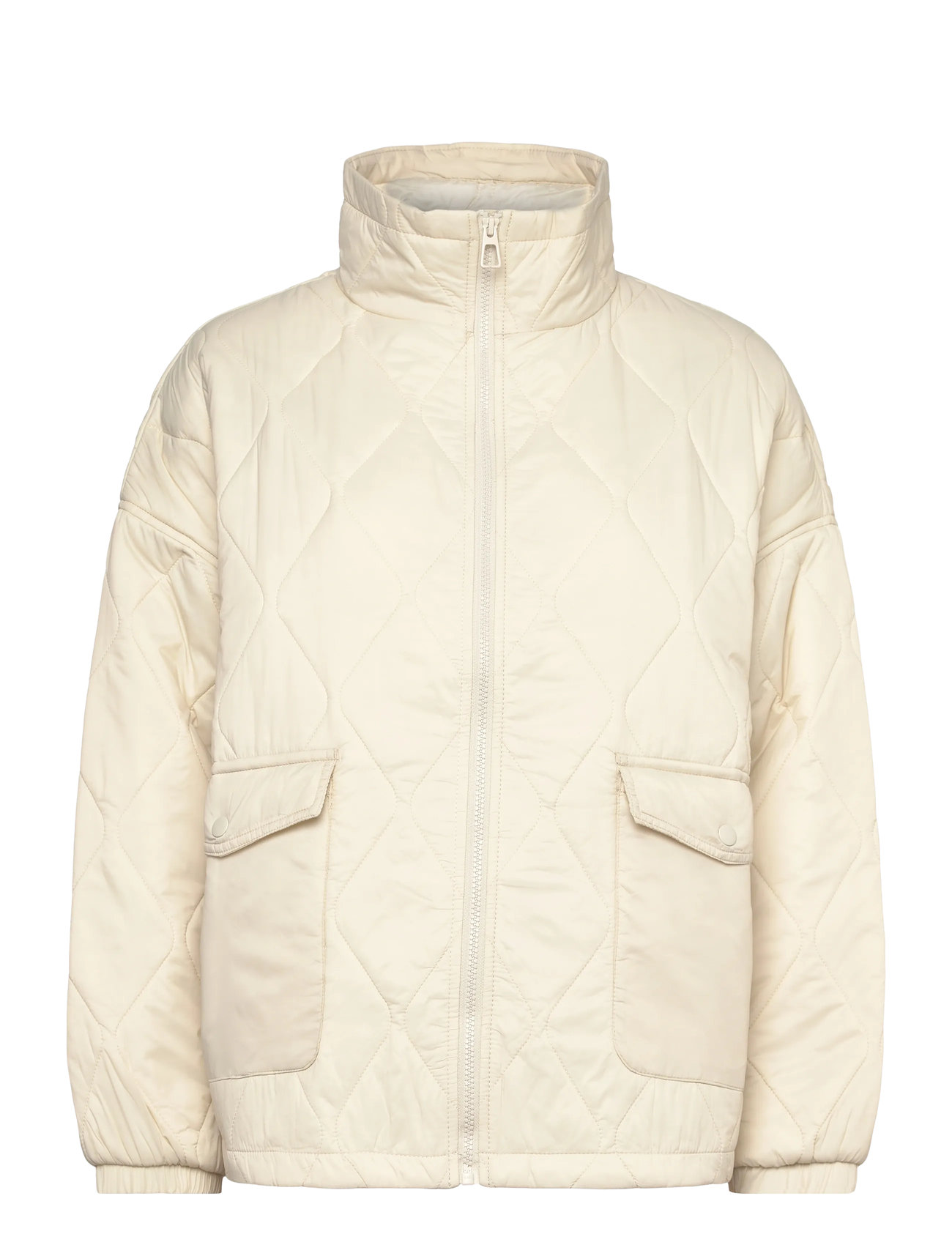United Colors of Benetton Jacket, M, Cream, Jakker > Quiltede Jakker, Dame