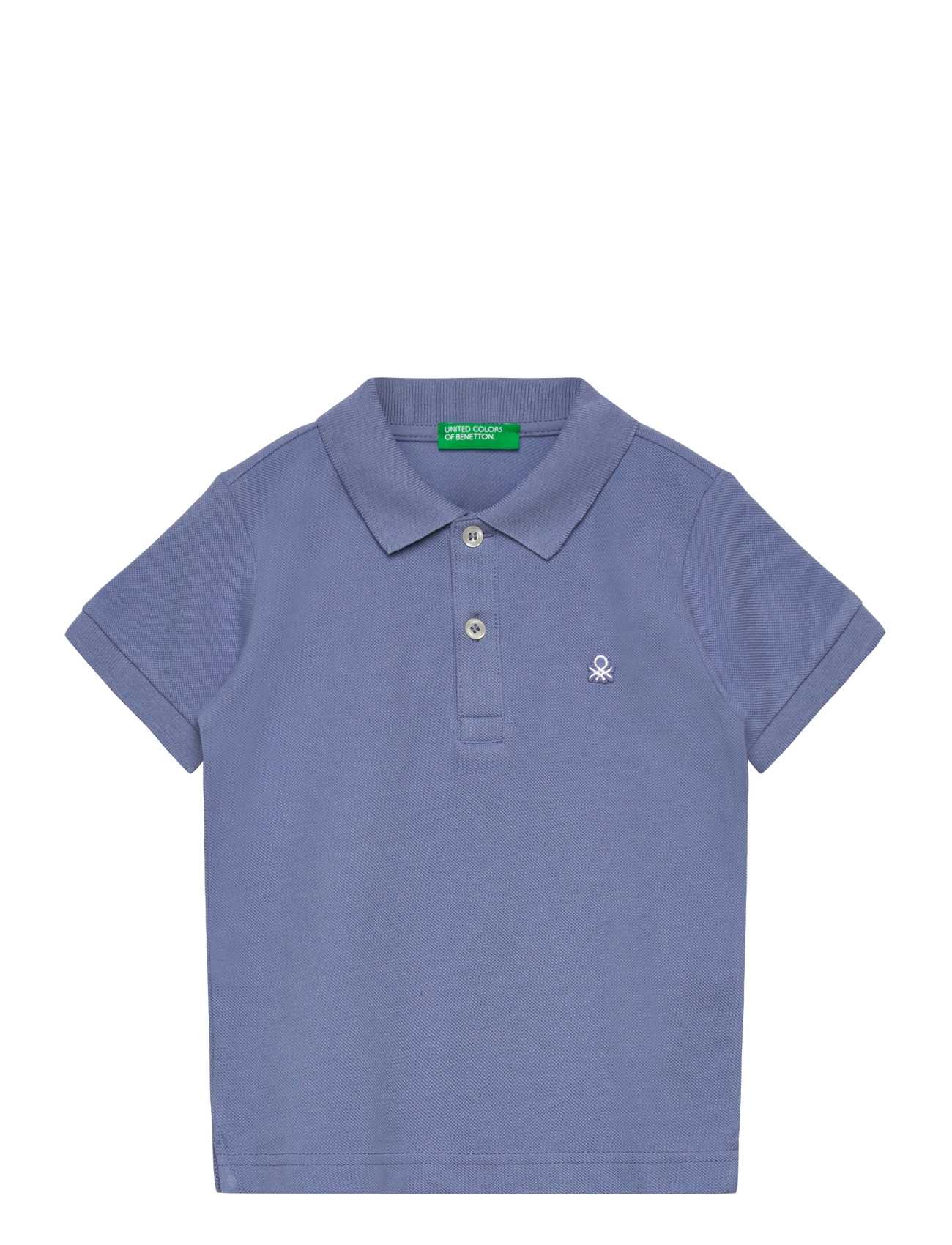 United Colors of Benetton H/S Polo Shirt, 104, Blue, Poloshirts > Poloshirts Med Korte Ærmer, Børn