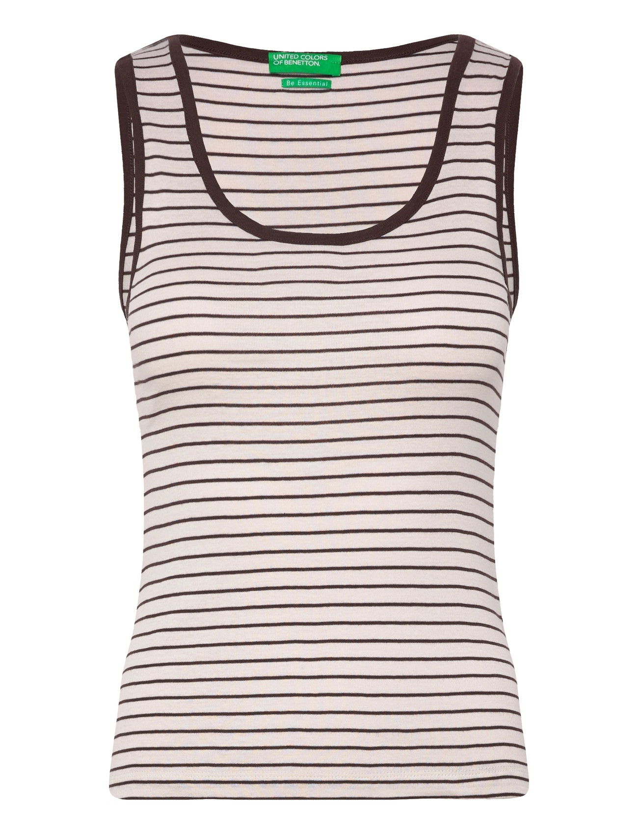 UNITED COLORS OF BENETTON Tank-Oberteil Braun - L - Damen
