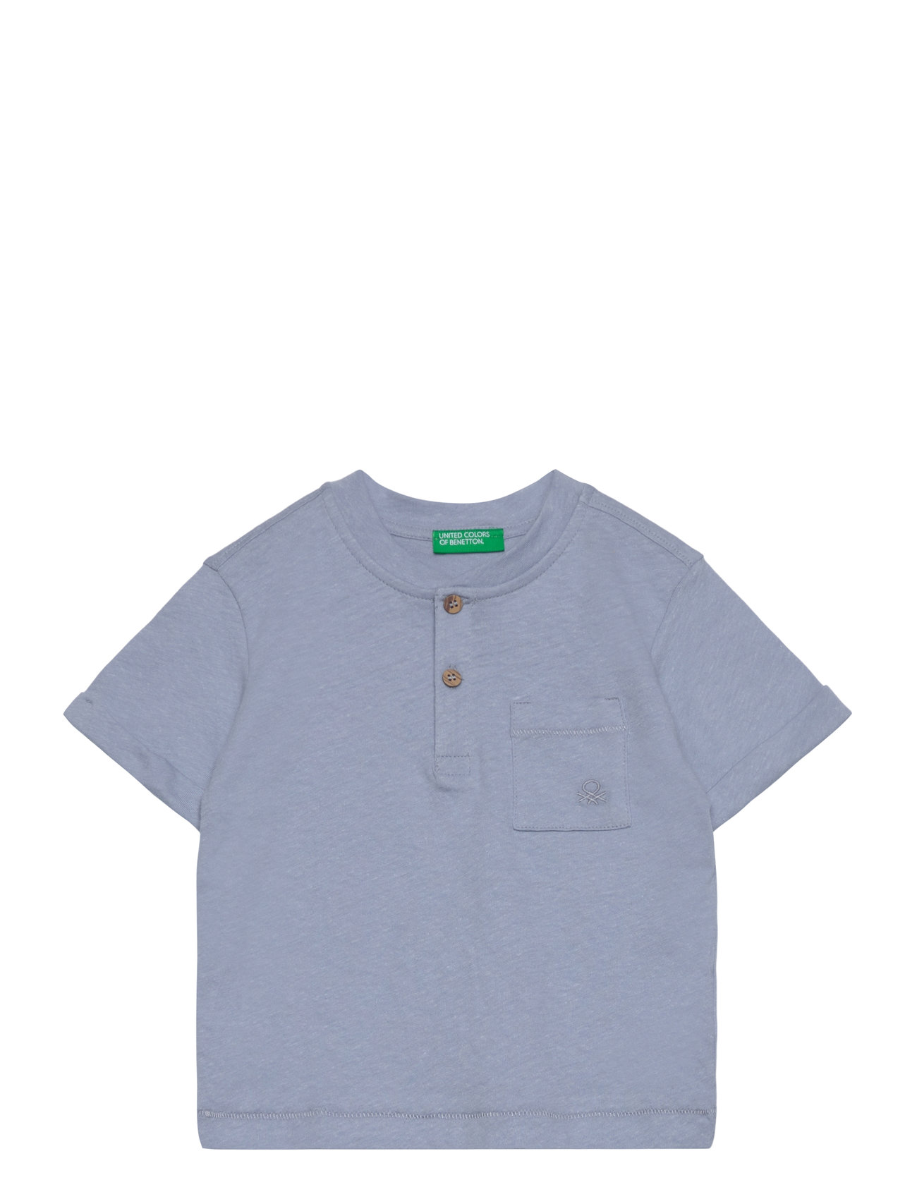 UNITED COLORS OF BENETTON T-Shirt Blau - 110 - Kinder