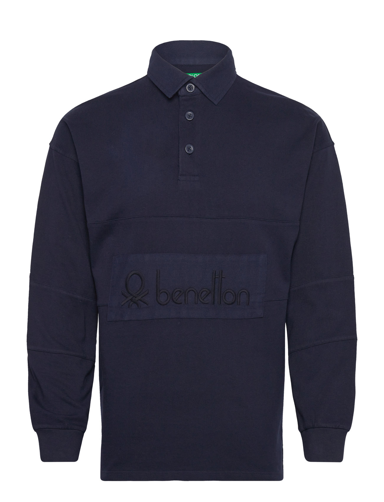 L/S Polo Shirt Navy United Colors Of Benetton 169391