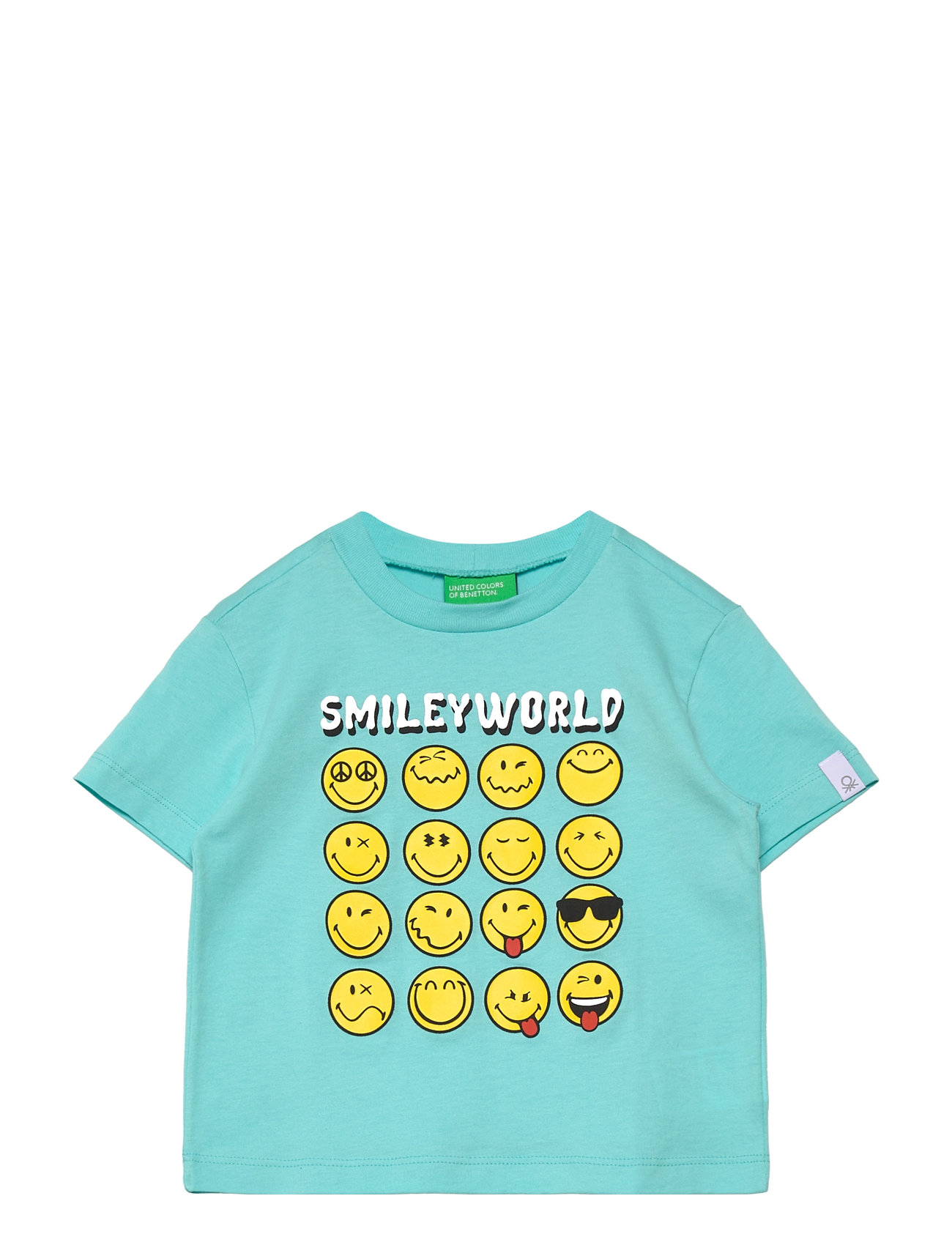 UNITED COLORS OF BENETTON T-Shirt Blau - 104 - Kinder